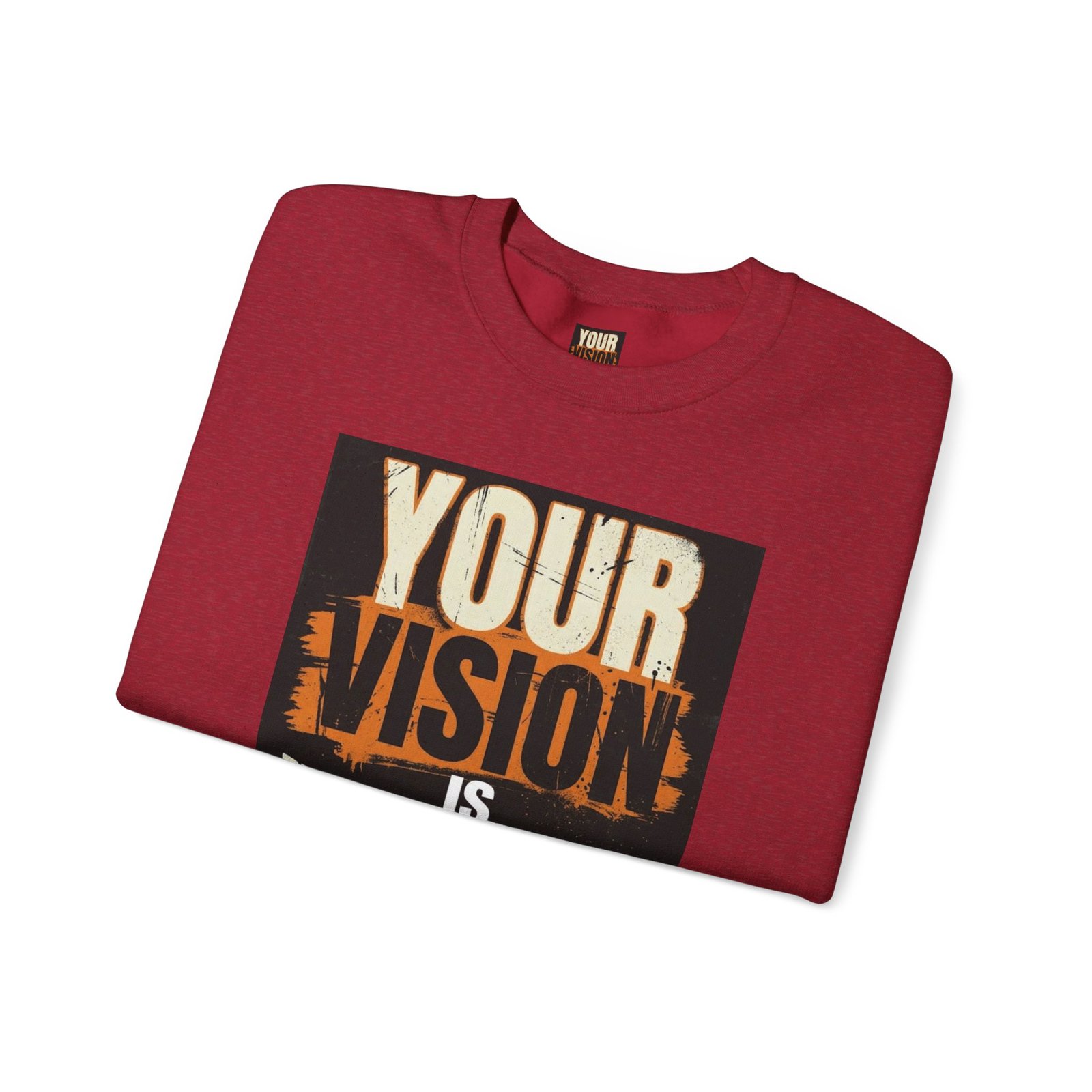 Crewneck Sweatshirt — “Your Vision Is Valid” Inspirational Graphic - Image 51