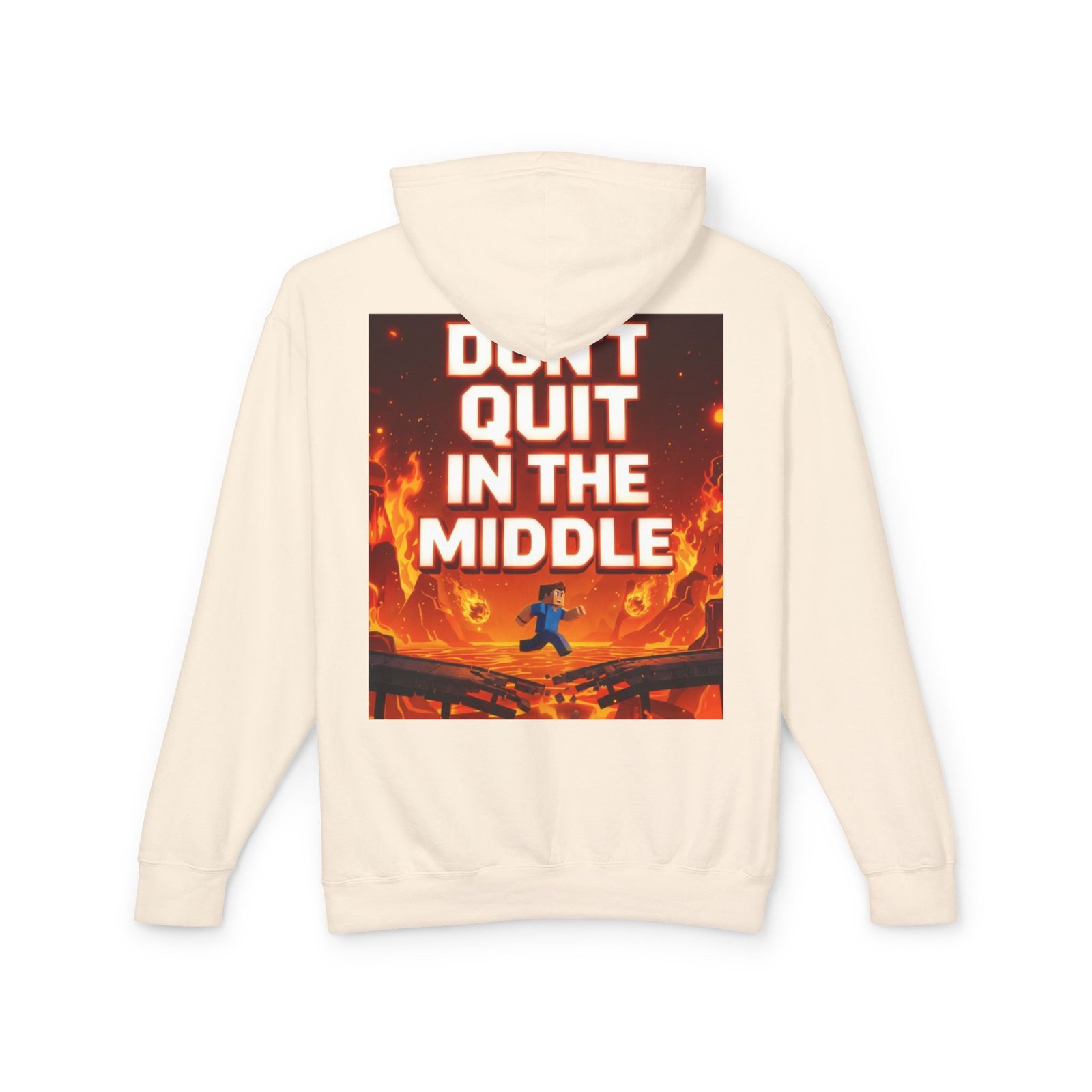 Motivational Hoodie — “Don’t Quit in the Middle” Inspirational Pullover - Image 2
