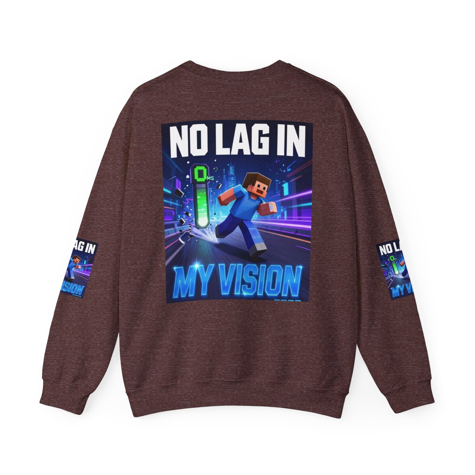 No Lag In My Vision Sweatshirt — Gamer Graphic Crewneck - Image 14