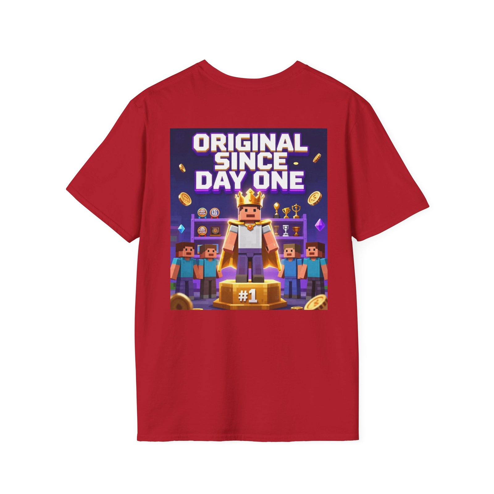 Original Since Day One T‑Shirt — Gamer Retro Crown Design - Image 52
