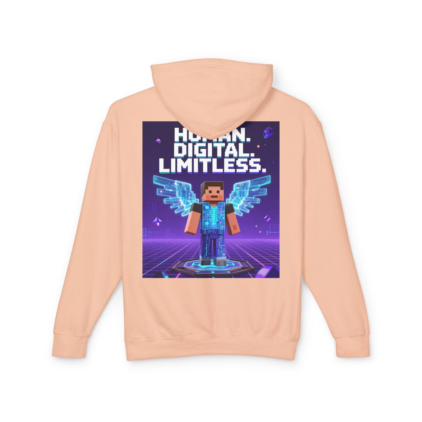 Digital Angel Hoodie — "Human. Digital. Limitless." Gamer Sweatshirt - Image 18
