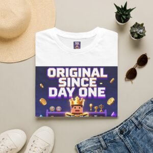 Original Since Day One T‑Shirt — Gamer Retro Crown Design