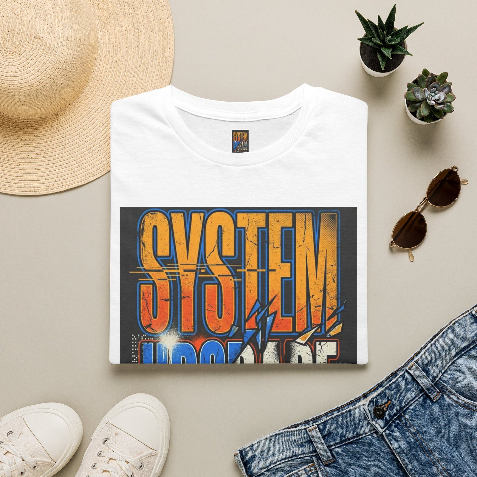 System Upgrade T-Shirt — Retro Tech Graphic Tee