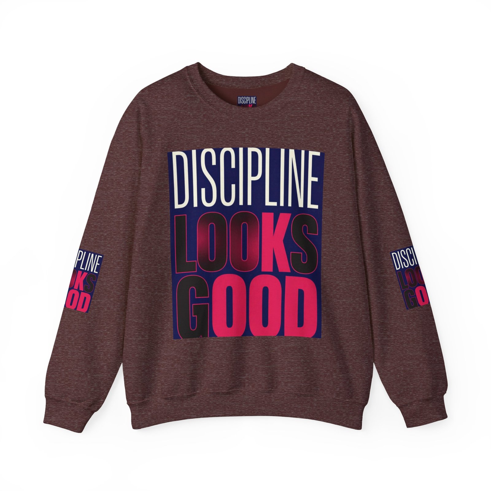 Discipline Looks Good Sweatshirt — Motivational Graphic Crewneck - Image 13
