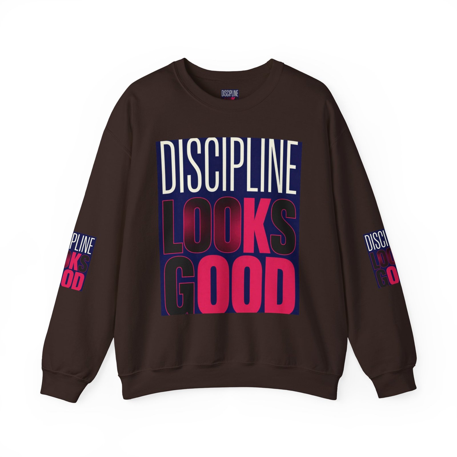 Discipline Looks Good Sweatshirt — Motivational Graphic Crewneck - Image 25