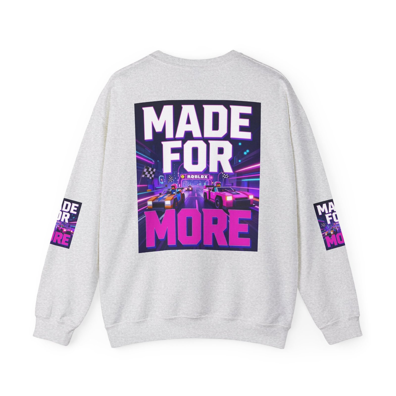 Made For More Sweatshirt — Retro Neon Racing Graphic Crewneck - Image 10