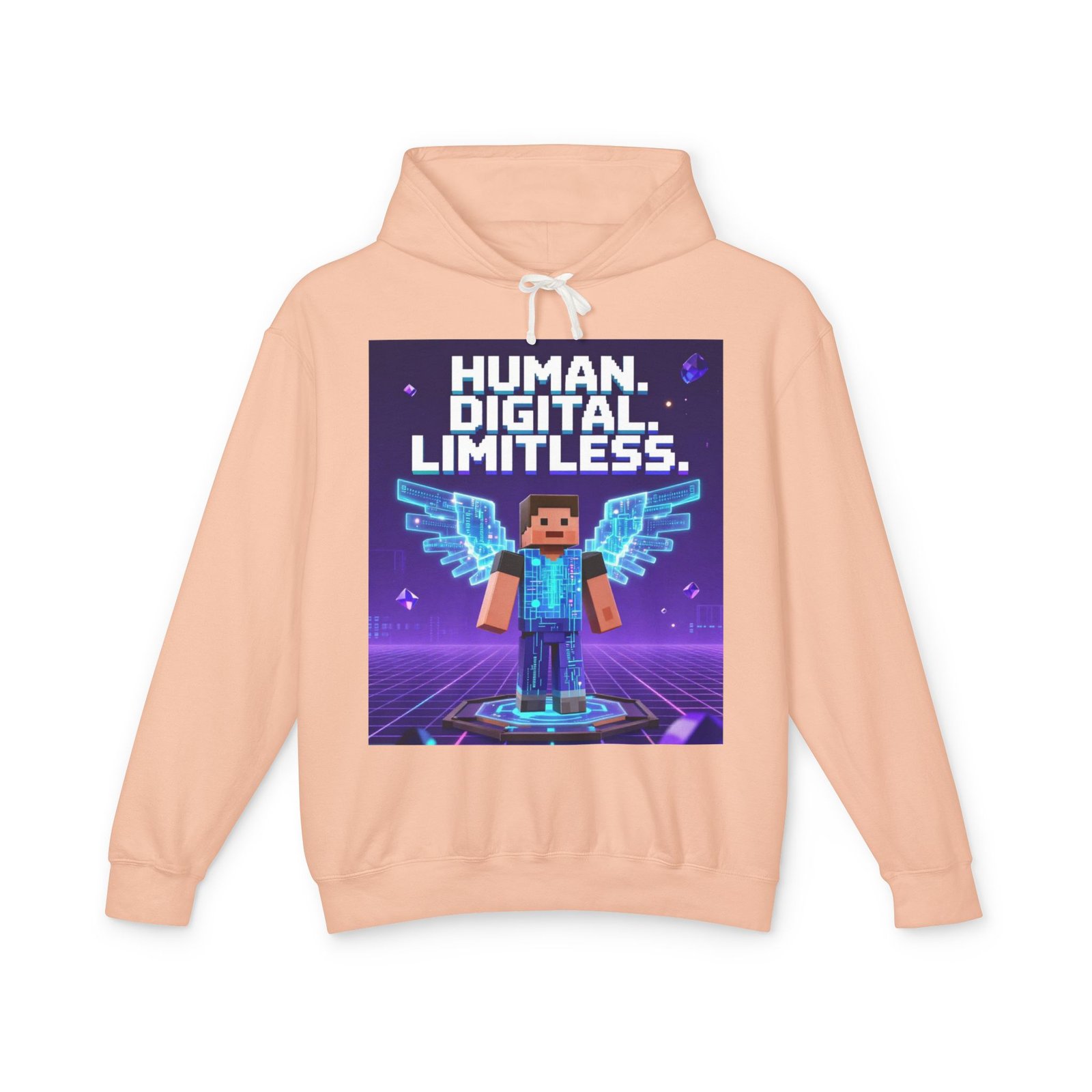 Digital Angel Hoodie — "Human. Digital. Limitless." Gamer Sweatshirt - Image 17
