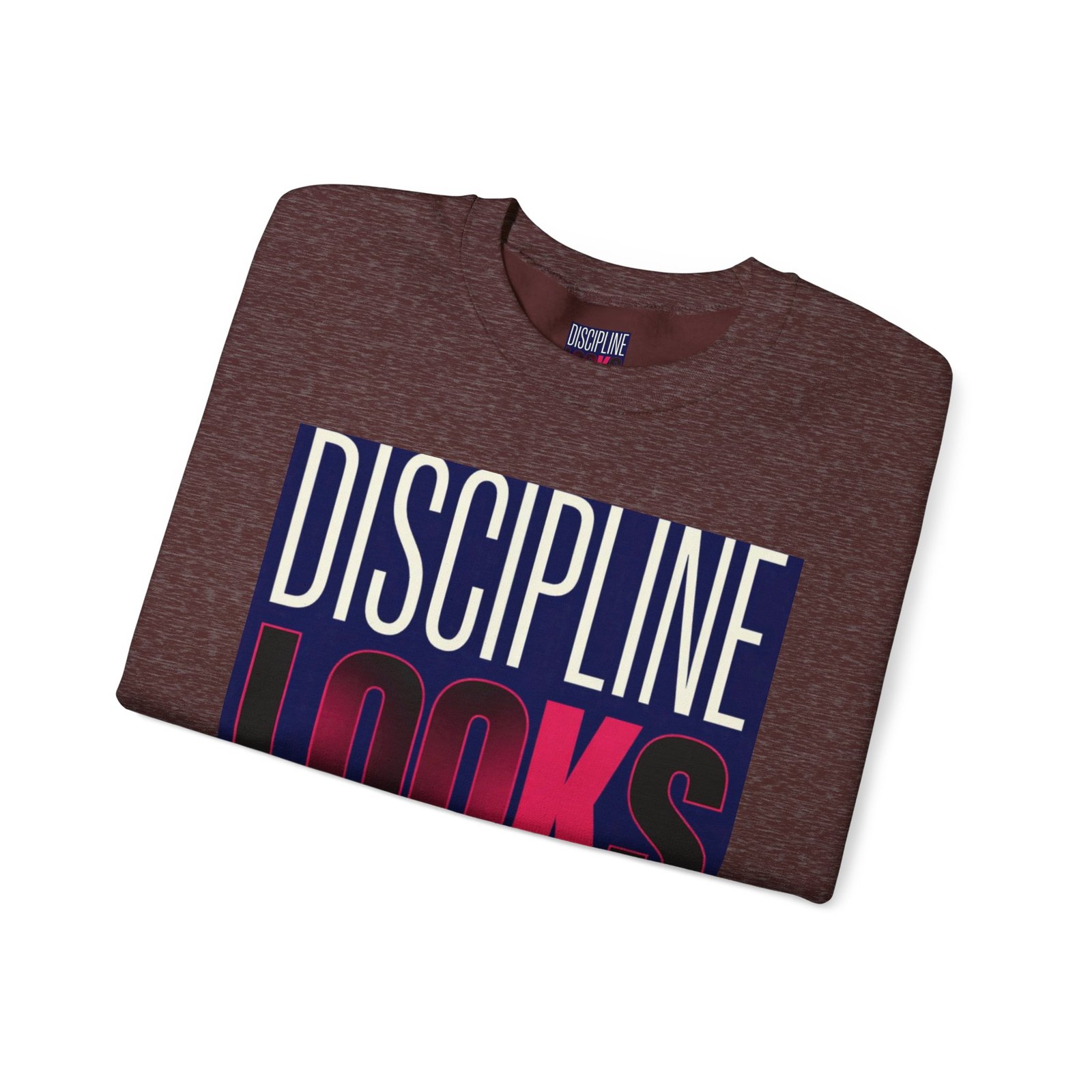 Discipline Looks Good Sweatshirt — Motivational Graphic Crewneck - Image 15