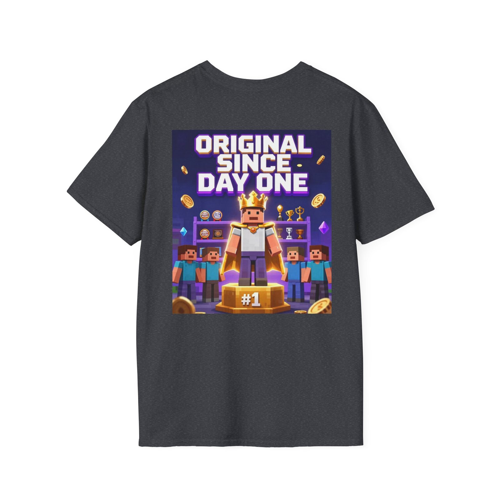 Original Since Day One T‑Shirt — Gamer Retro Crown Design - Image 40