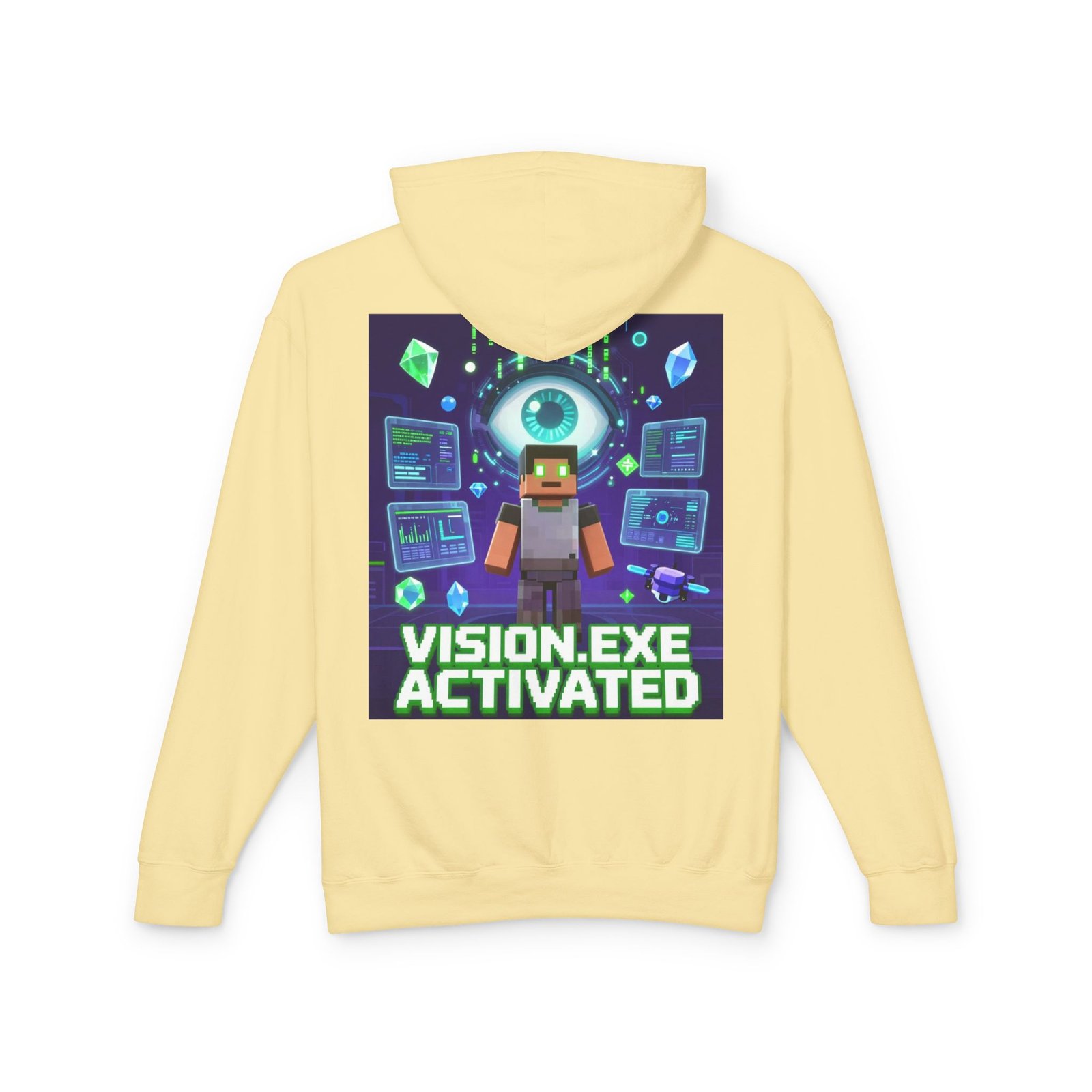 Vision.exe Activated Hoodie — Retro Gamer Tech Graphic Sweatshirt - Image 26