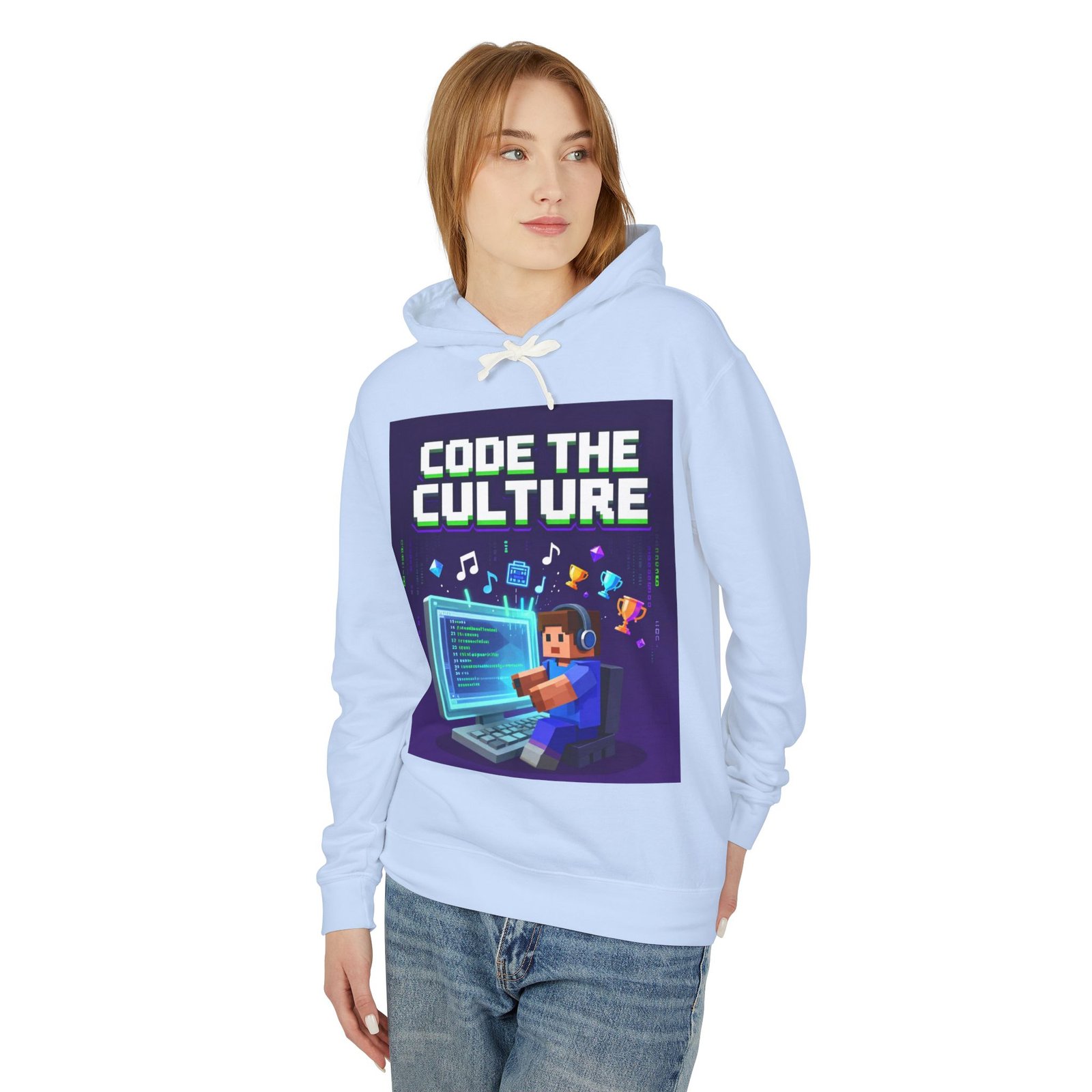 Code the Culture Hoodie — Gamer Programmer Graphic Pullover - Image 11