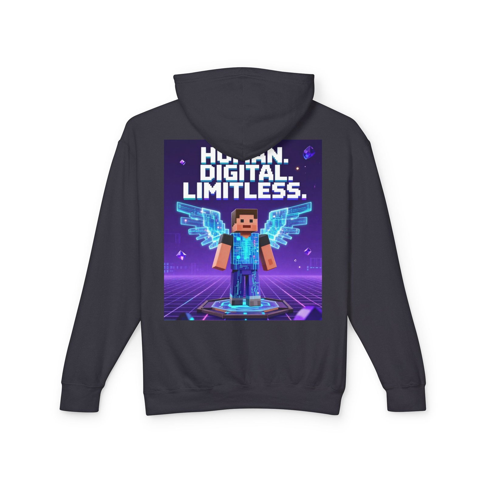 Digital Angel Hoodie — "Human. Digital. Limitless." Gamer Sweatshirt - Image 38