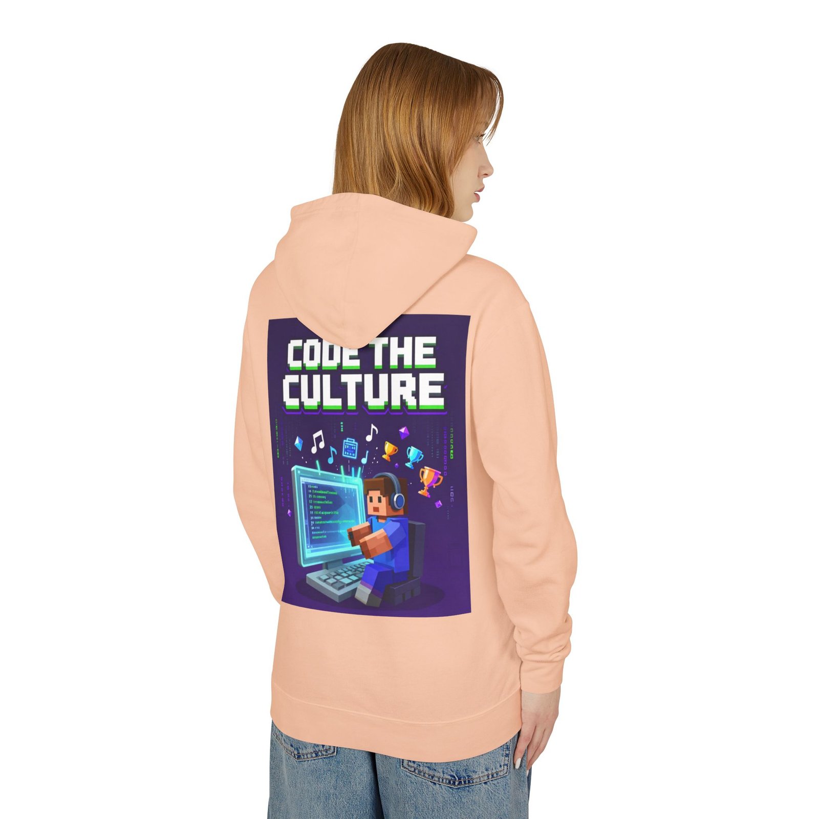 Code the Culture Hoodie — Gamer Programmer Graphic Pullover - Image 20