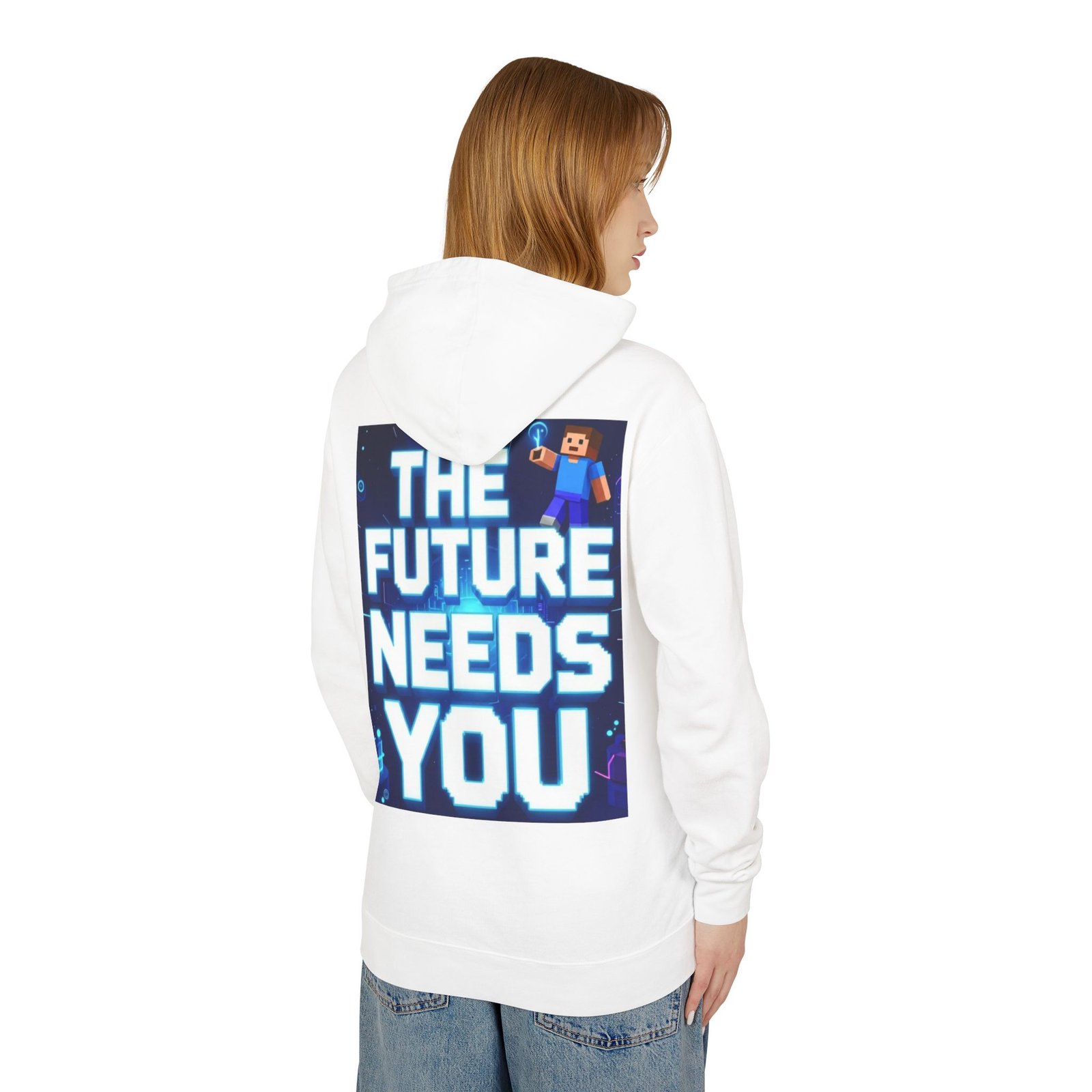 Hoodie — "The Future Needs You" Motivational Graphic Hoodie - Image 8