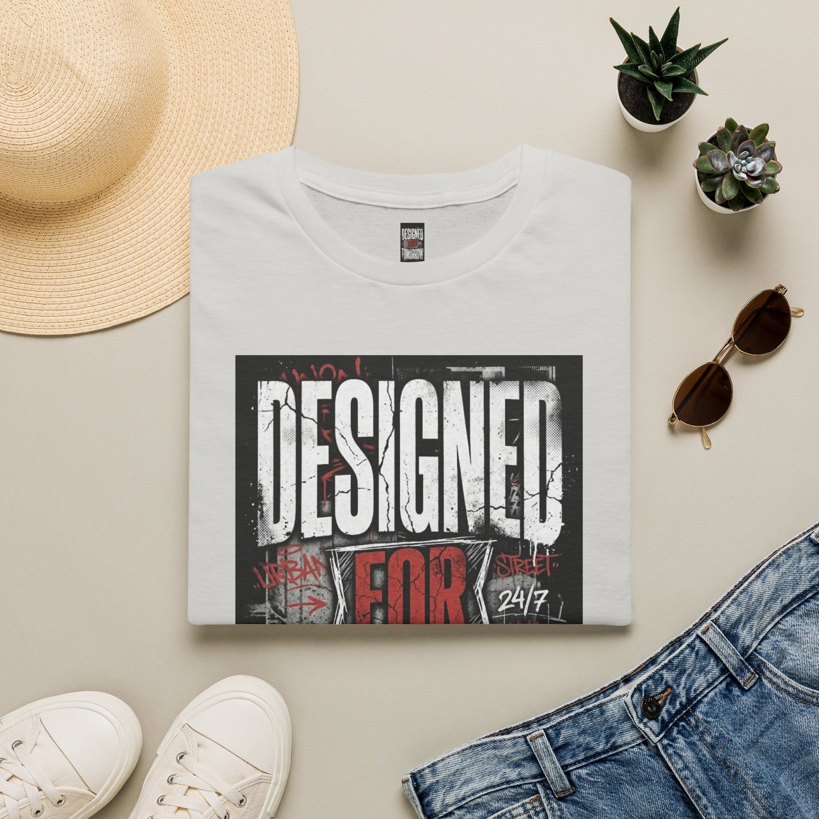 T-Shirt — "Designed for Tomorrow" Graphic Tee - Image 9