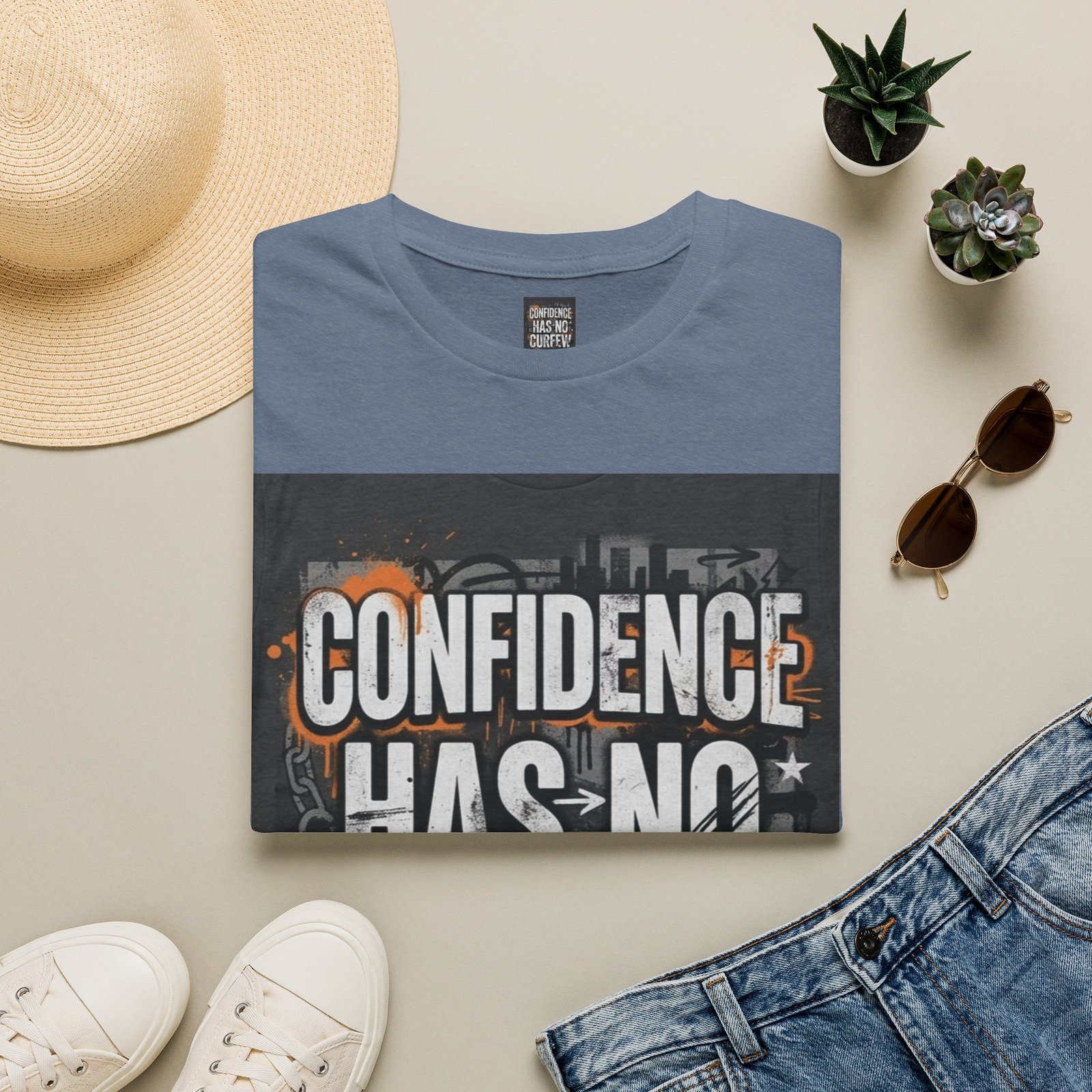 Confidence Has No Curfew T-Shirt — Empowering Urban Graphic Tee - Image 29