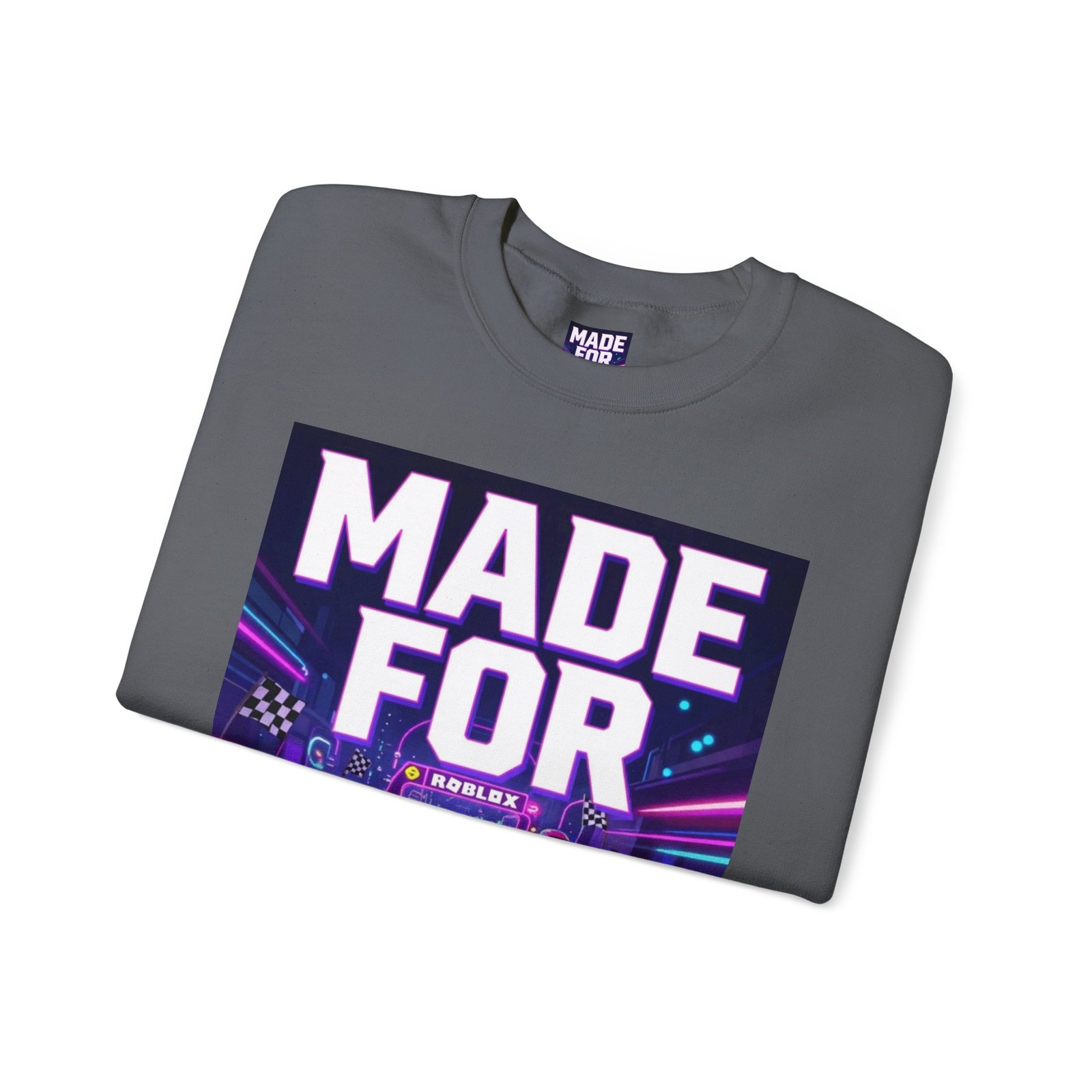 Made For More Sweatshirt — Retro Neon Racing Graphic Crewneck - Image 39