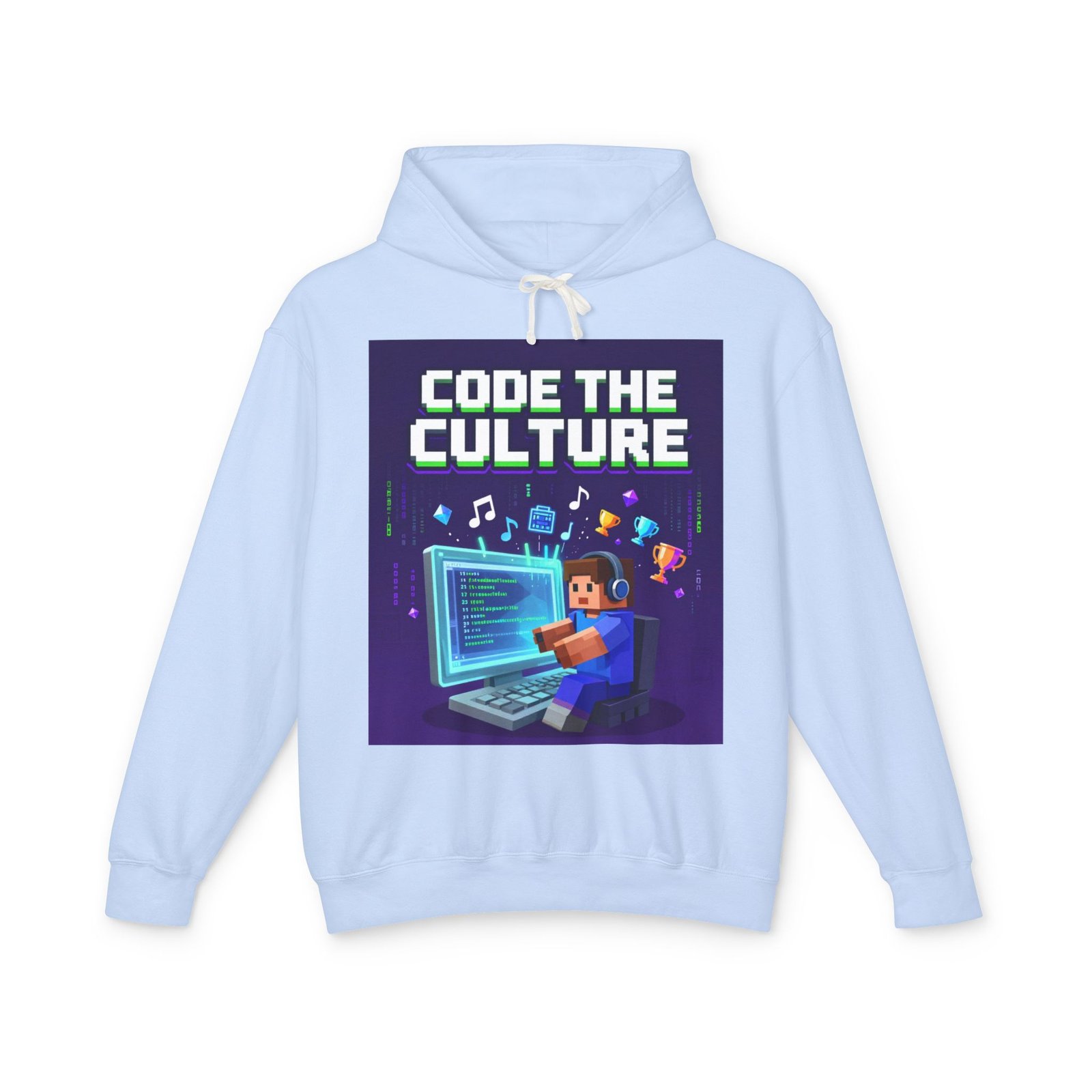 Code the Culture Hoodie — Gamer Programmer Graphic Pullover - Image 9