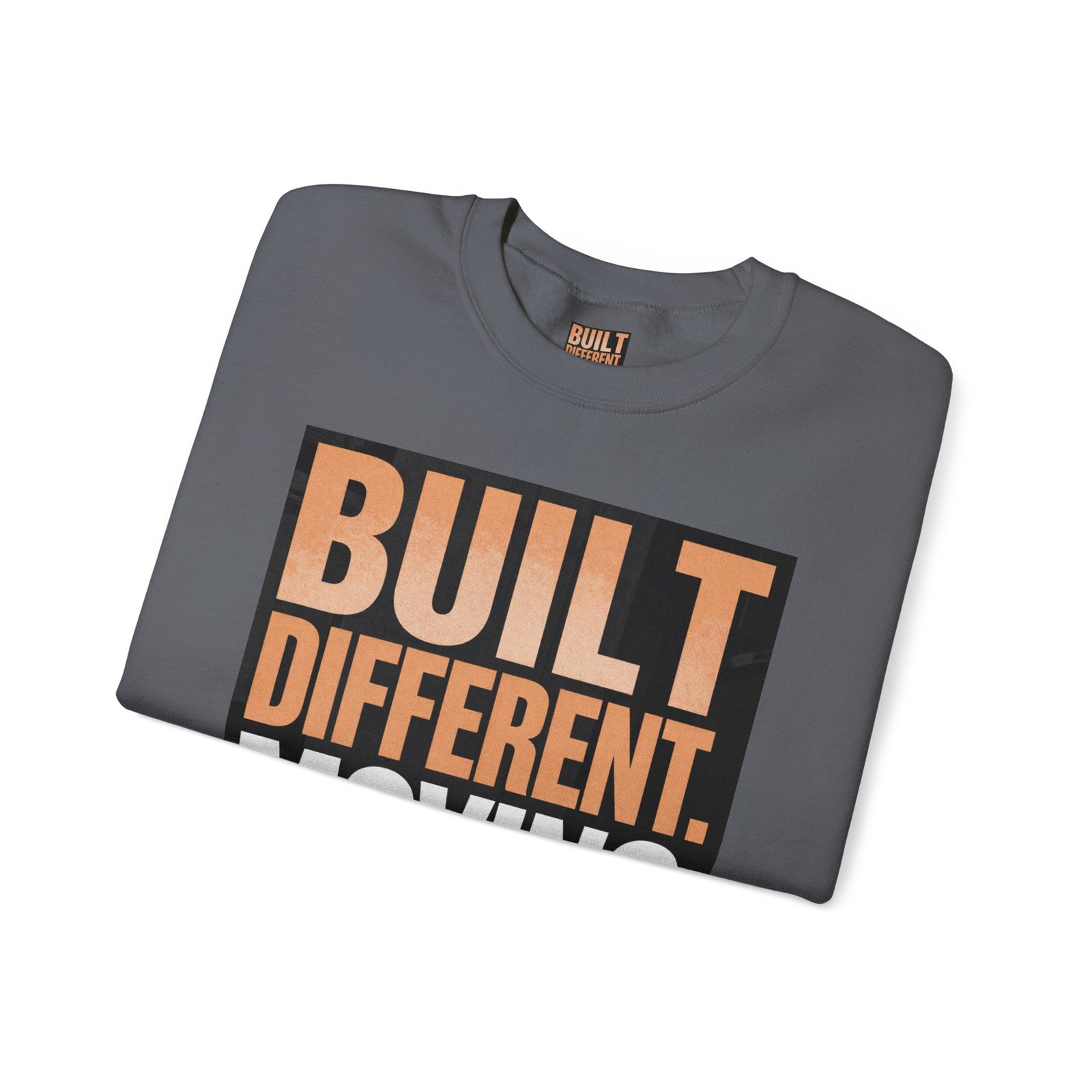 Built Different Crewneck Sweatshirt — "Built Different. Moving Different." Graphic Pullover - Image 39