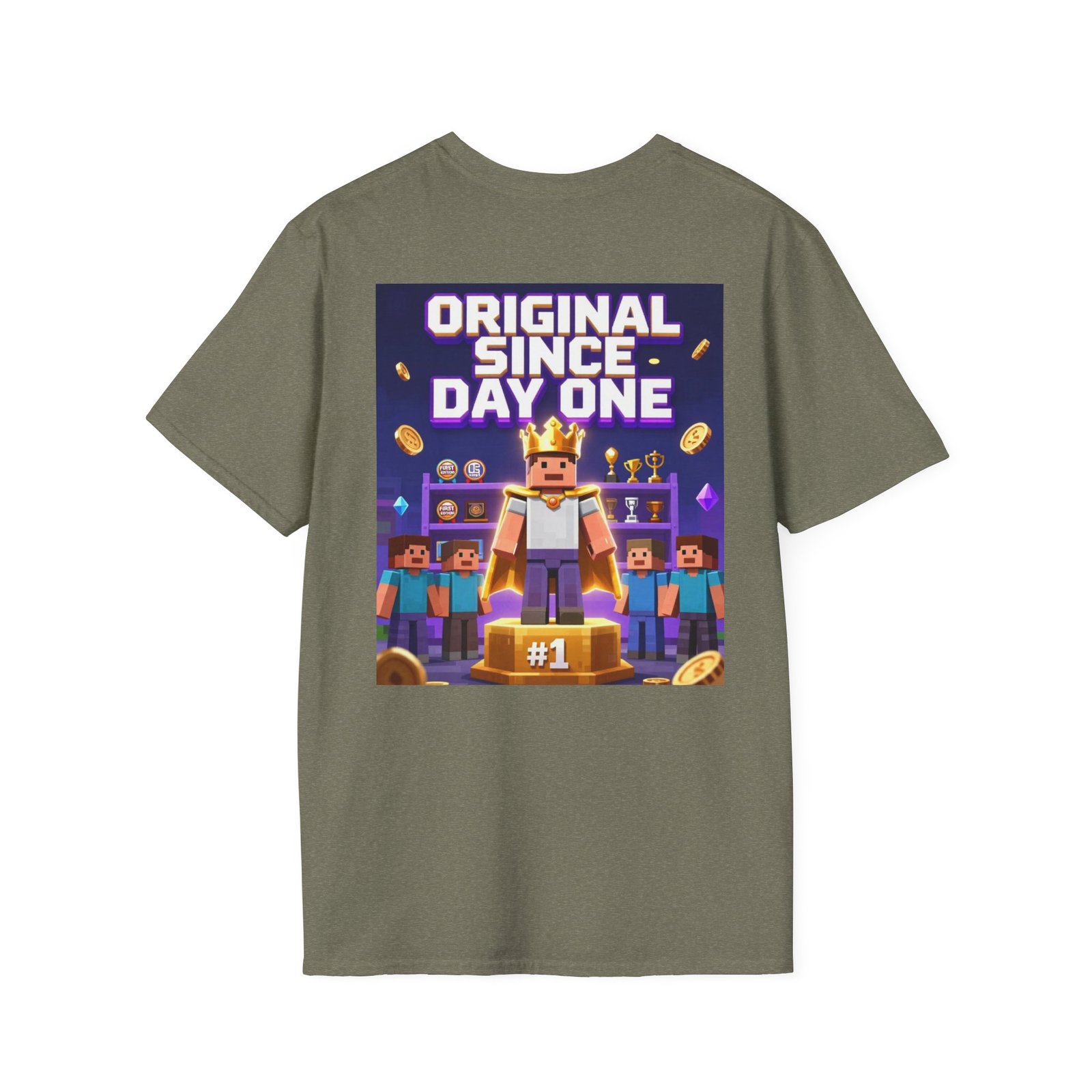 Original Since Day One T‑Shirt — Gamer Retro Crown Design - Image 20