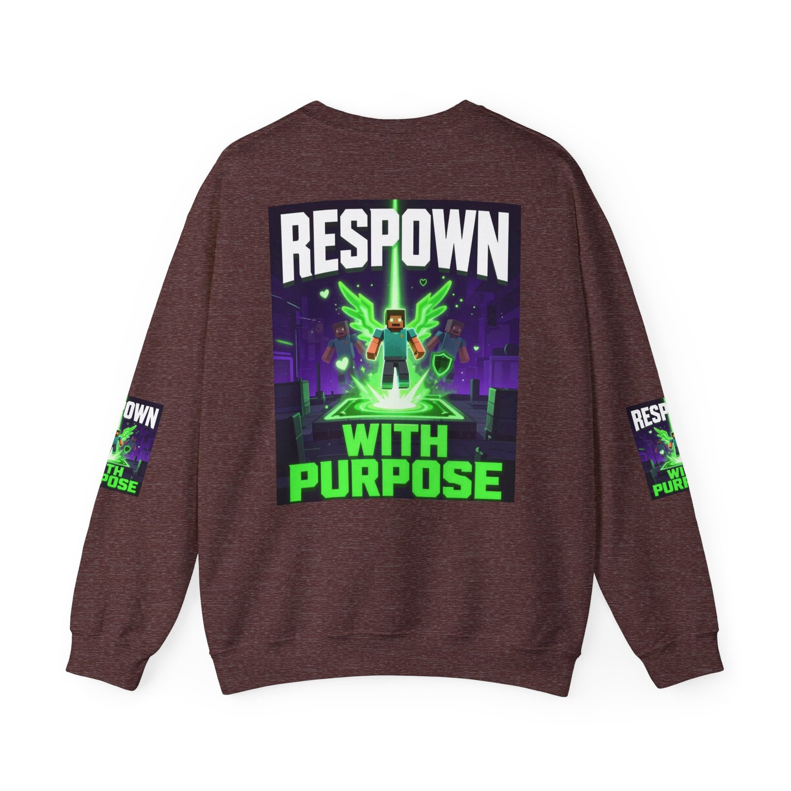 Respawn With Purpose Crewneck Sweatshirt — Gaming Graphic Pullover - Image 14