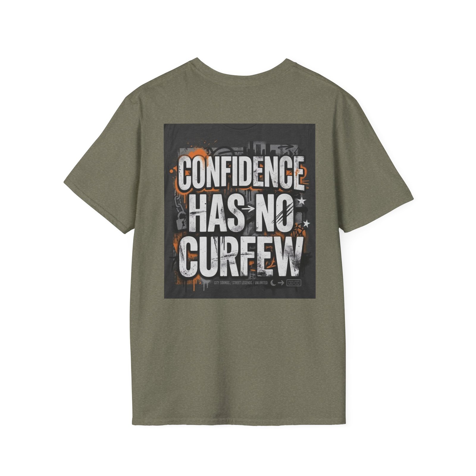 Confidence Has No Curfew T-Shirt — Empowering Urban Graphic Tee - Image 20