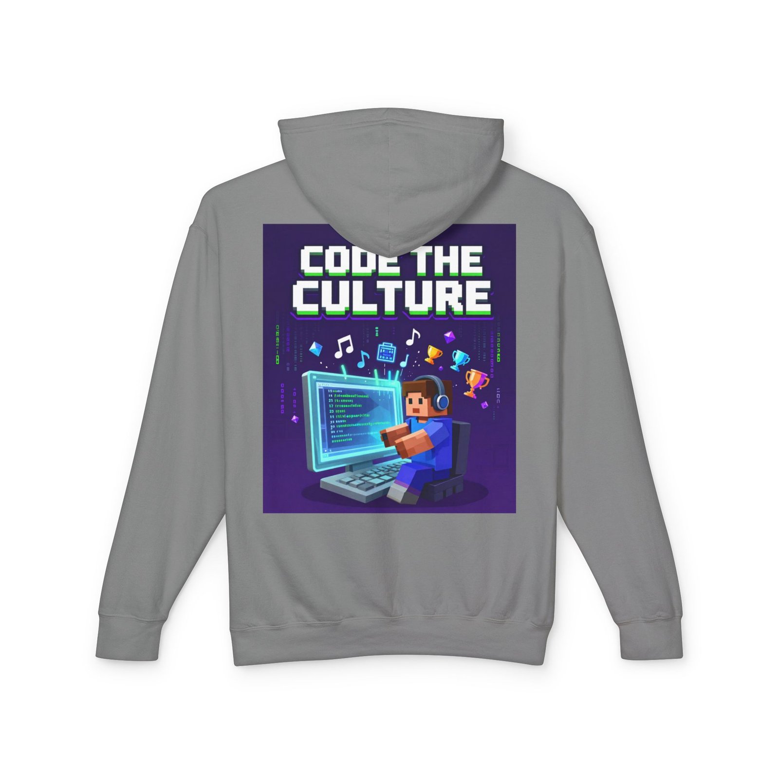 Code the Culture Hoodie — Gamer Programmer Graphic Pullover - Image 30