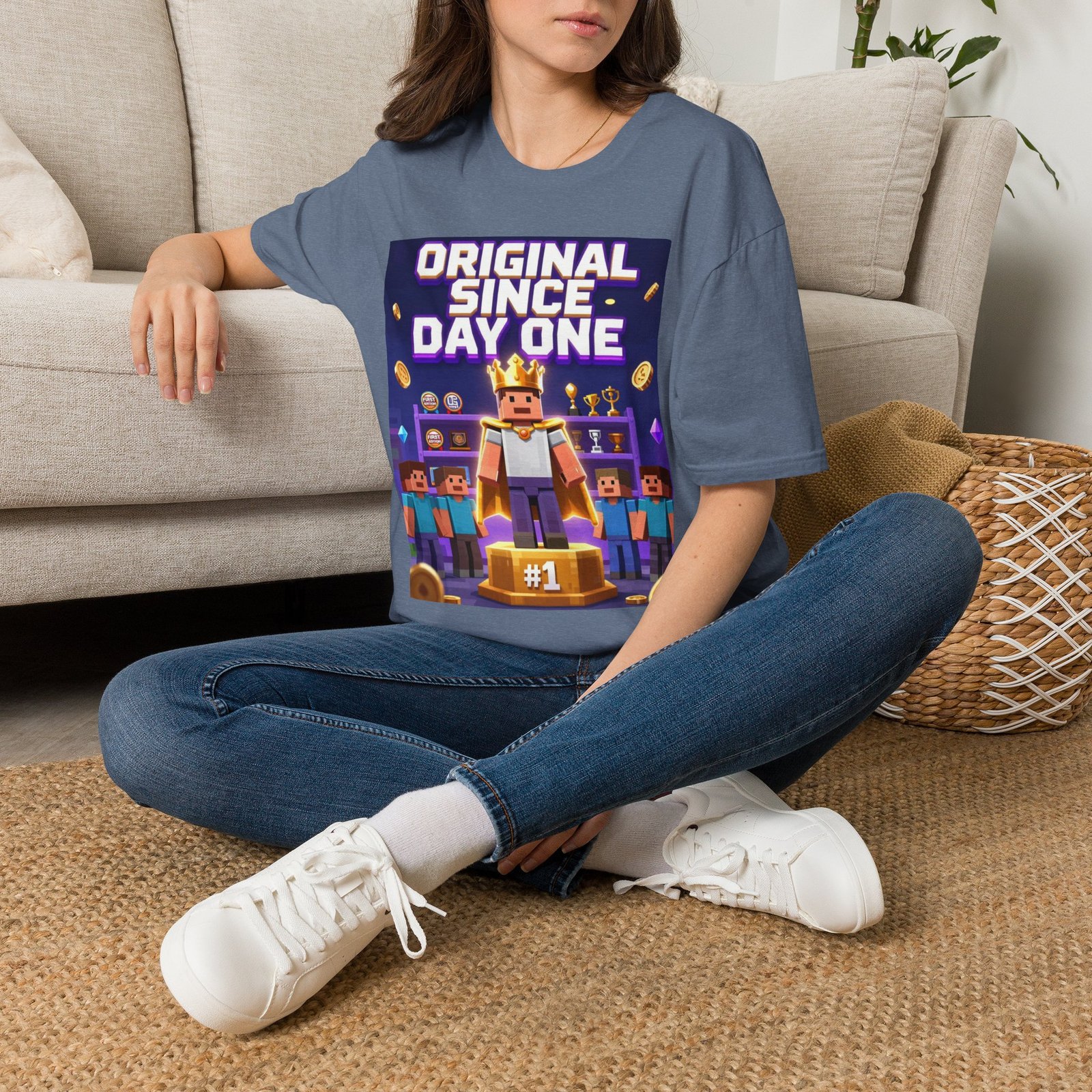 Original Since Day One T‑Shirt — Gamer Retro Crown Design - Image 30