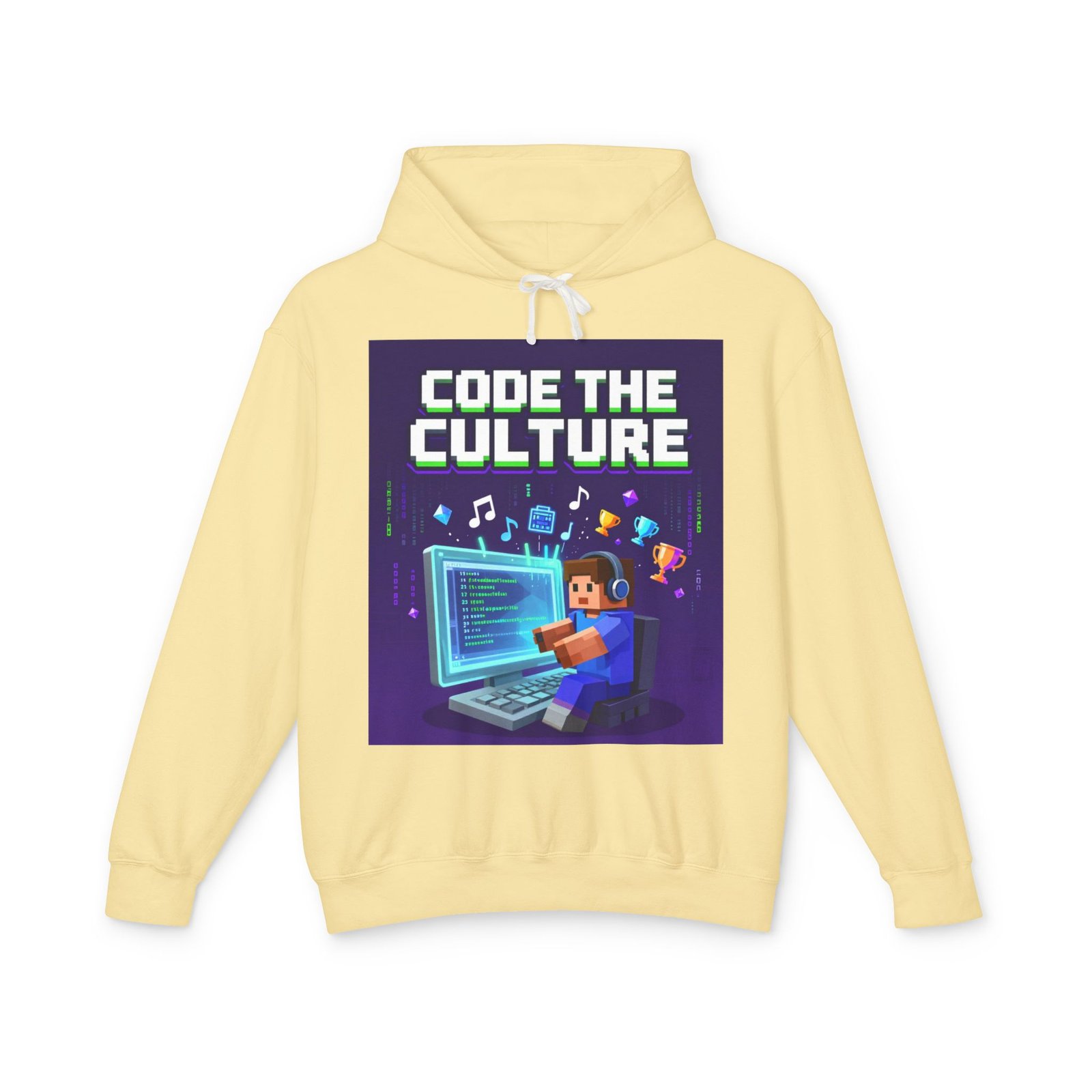 Code the Culture Hoodie — Gamer Programmer Graphic Pullover - Image 25