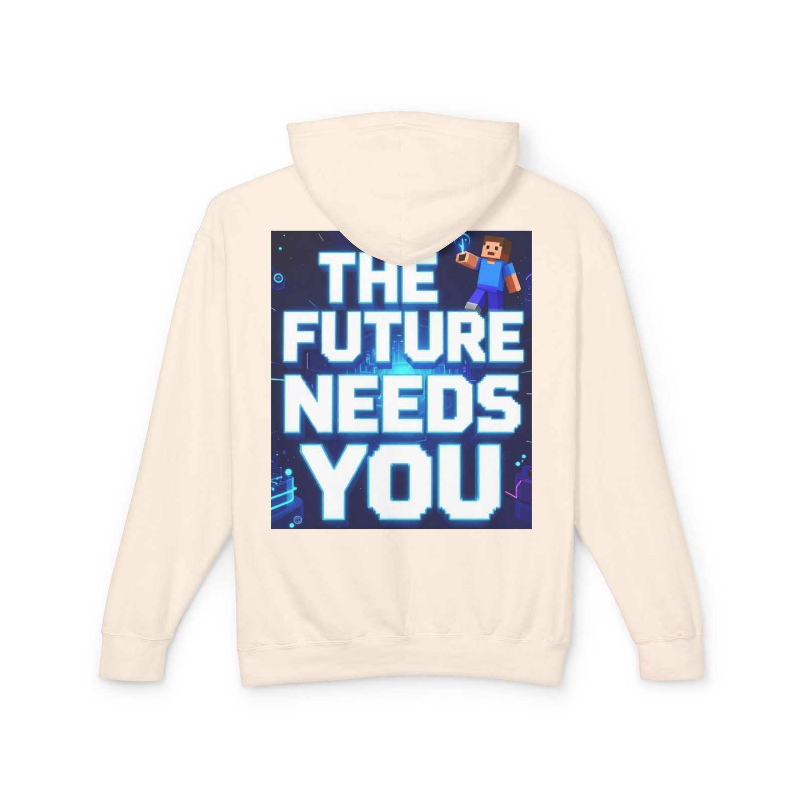 Hoodie — "The Future Needs You" Motivational Graphic Hoodie - Image 2