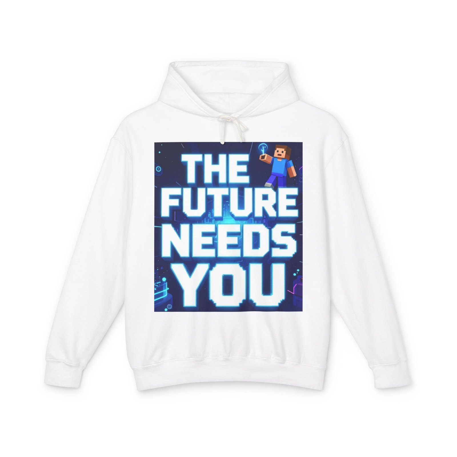 Hoodie — "The Future Needs You" Motivational Graphic Hoodie - Image 5