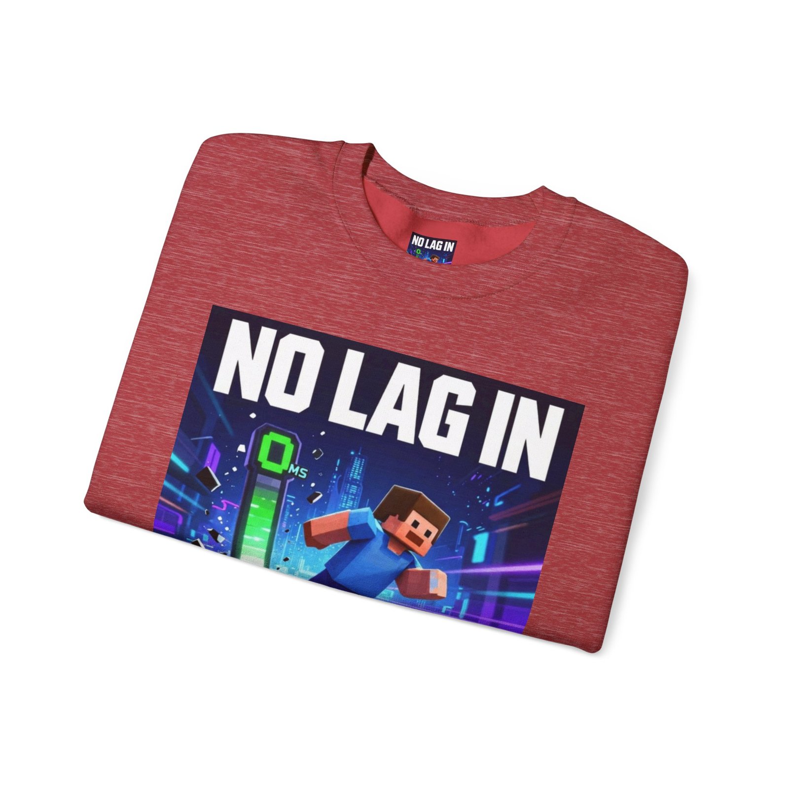 No Lag In My Vision Sweatshirt — Gamer Graphic Crewneck - Image 43