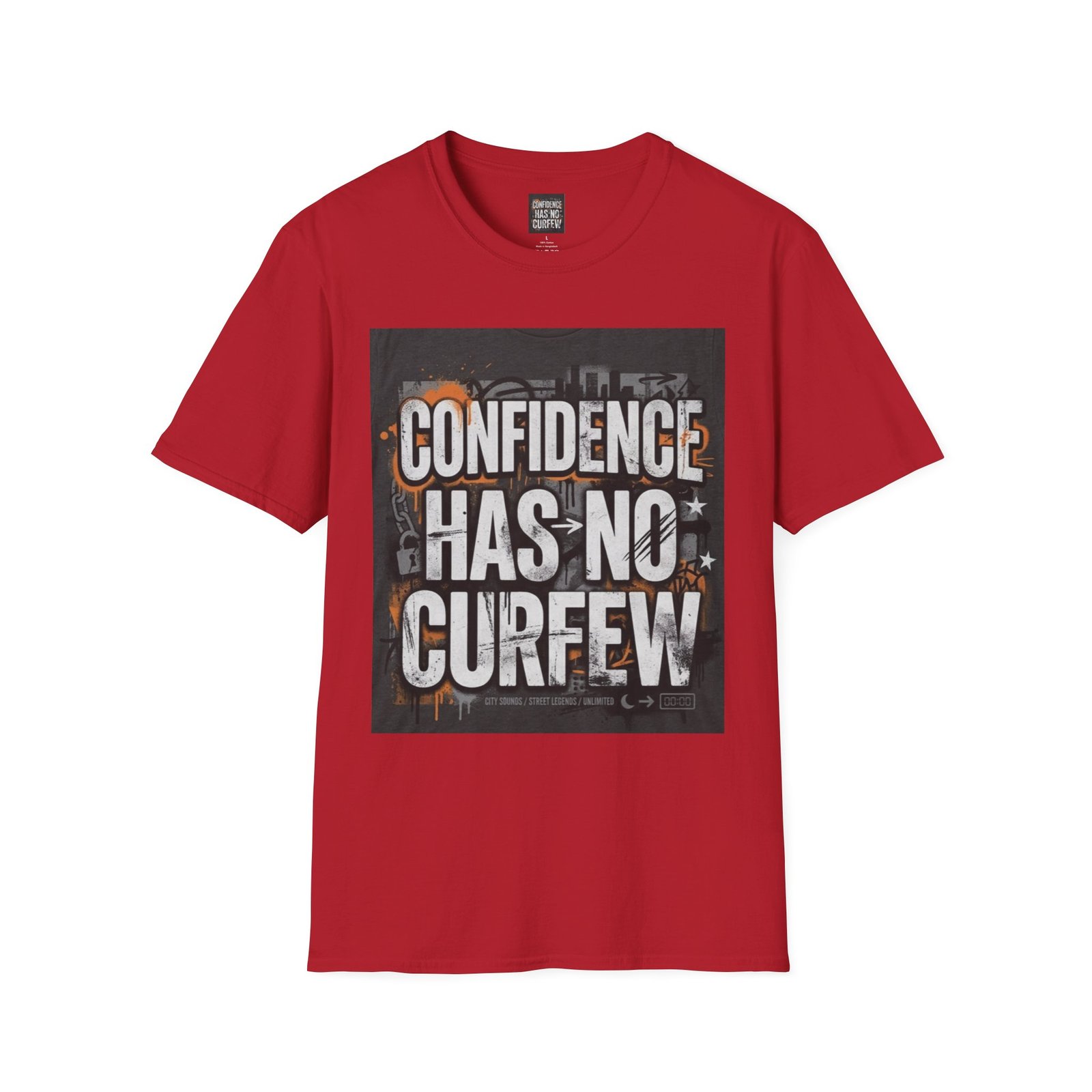 Confidence Has No Curfew T-Shirt — Empowering Urban Graphic Tee - Image 51