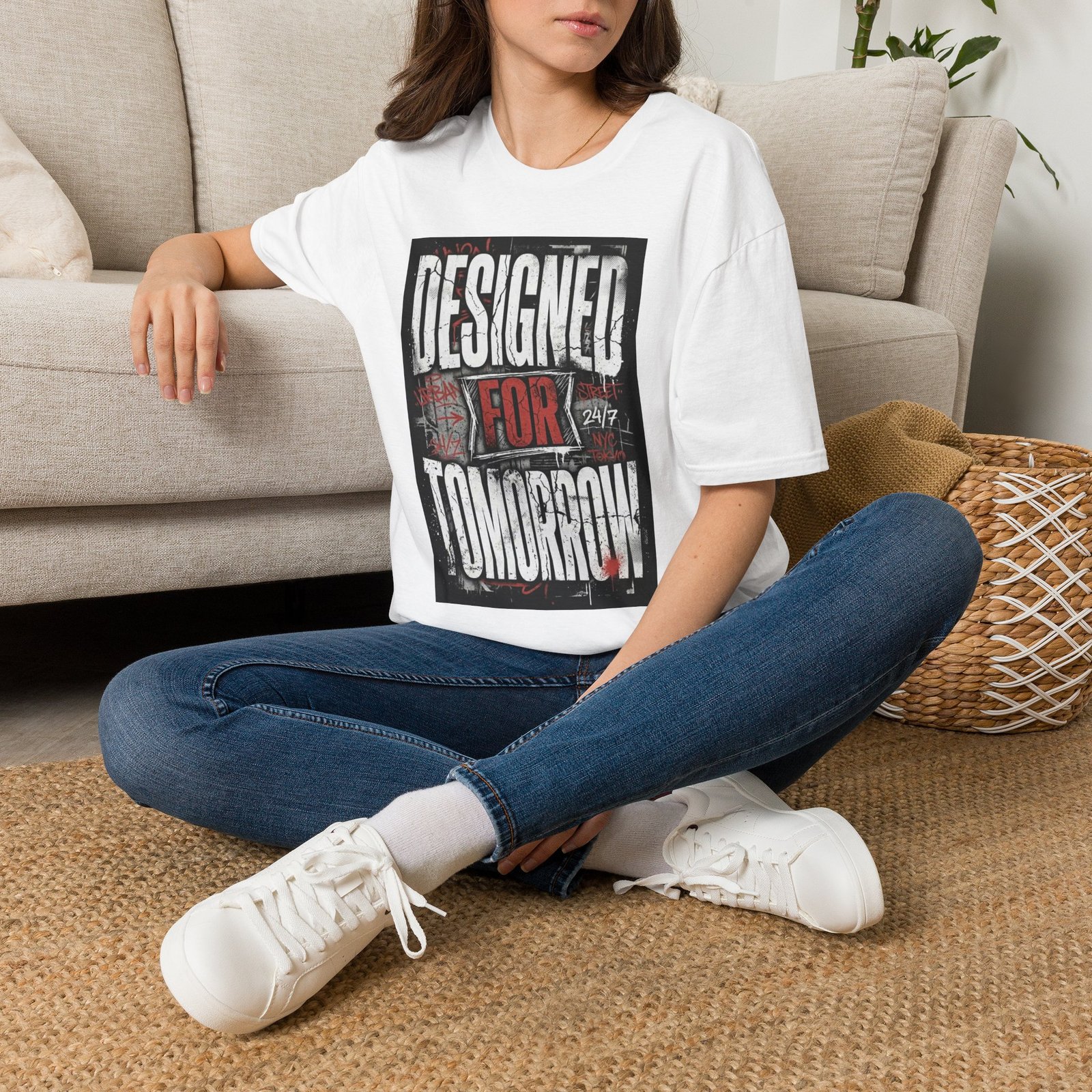 T-Shirt — "Designed for Tomorrow" Graphic Tee - Image 2