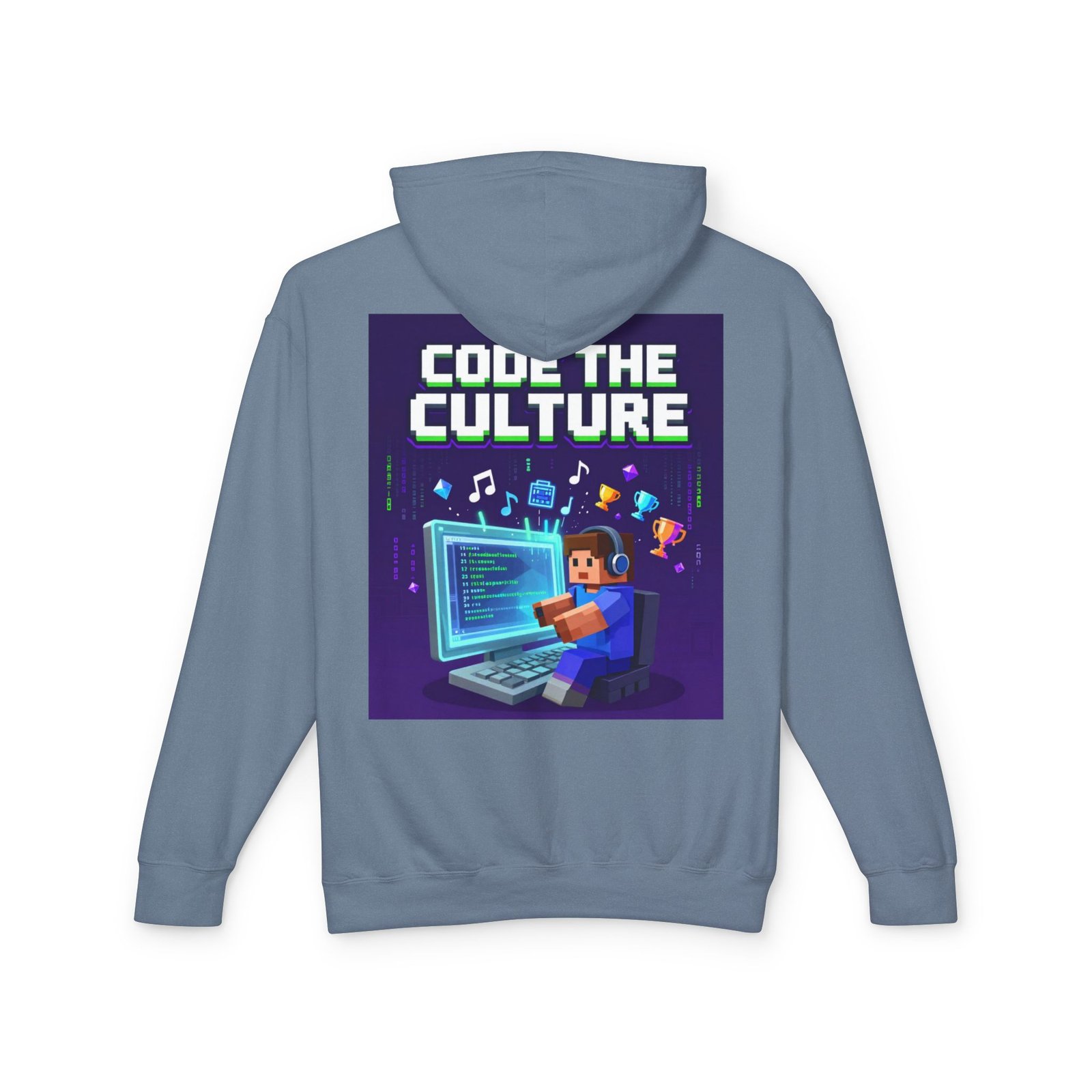 Code the Culture Hoodie — Gamer Programmer Graphic Pullover - Image 34