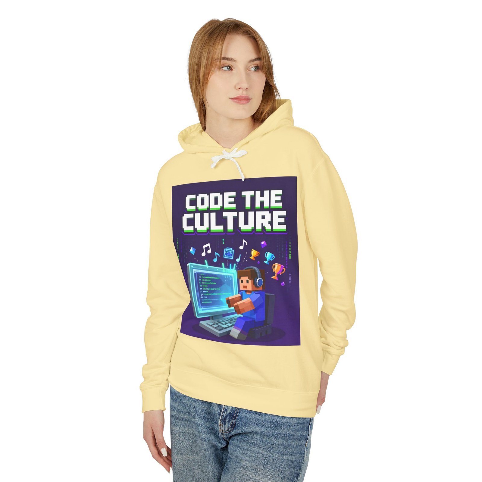 Code the Culture Hoodie — Gamer Programmer Graphic Pullover - Image 27