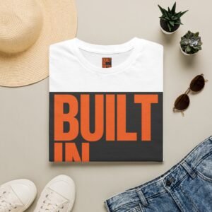 Built in Beta T-Shirt — Bold Orange Graphic Tee