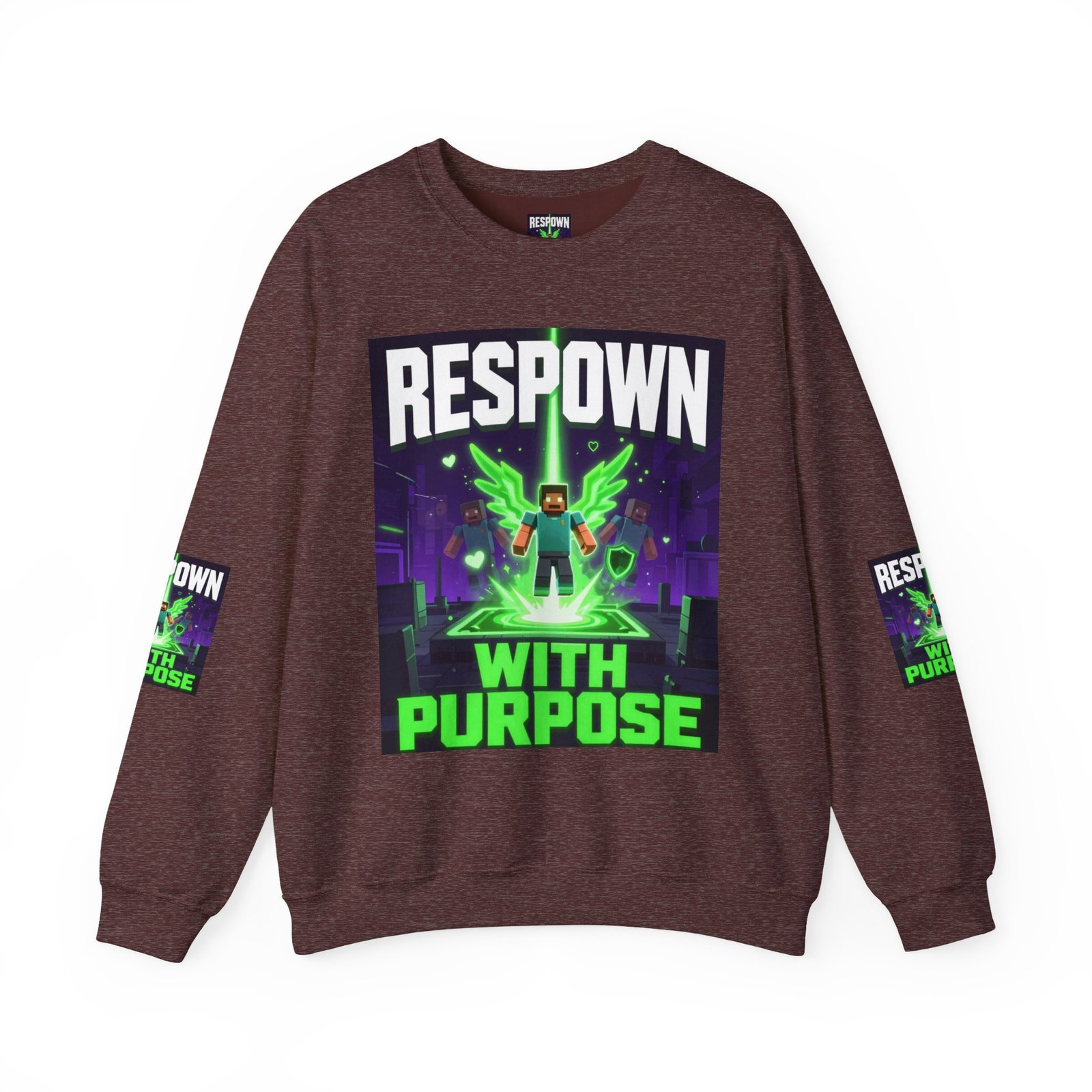 Respawn With Purpose Crewneck Sweatshirt — Gaming Graphic Pullover - Image 13