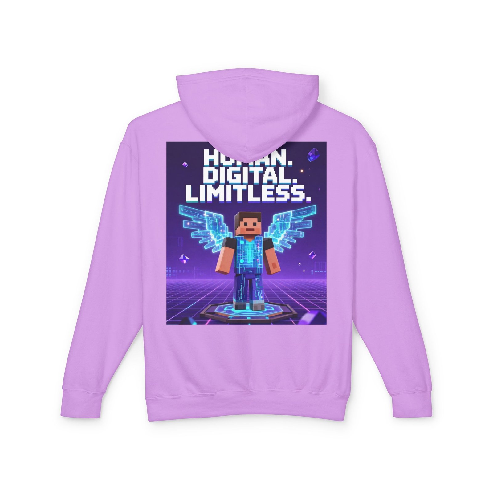 Digital Angel Hoodie — "Human. Digital. Limitless." Gamer Sweatshirt - Image 14