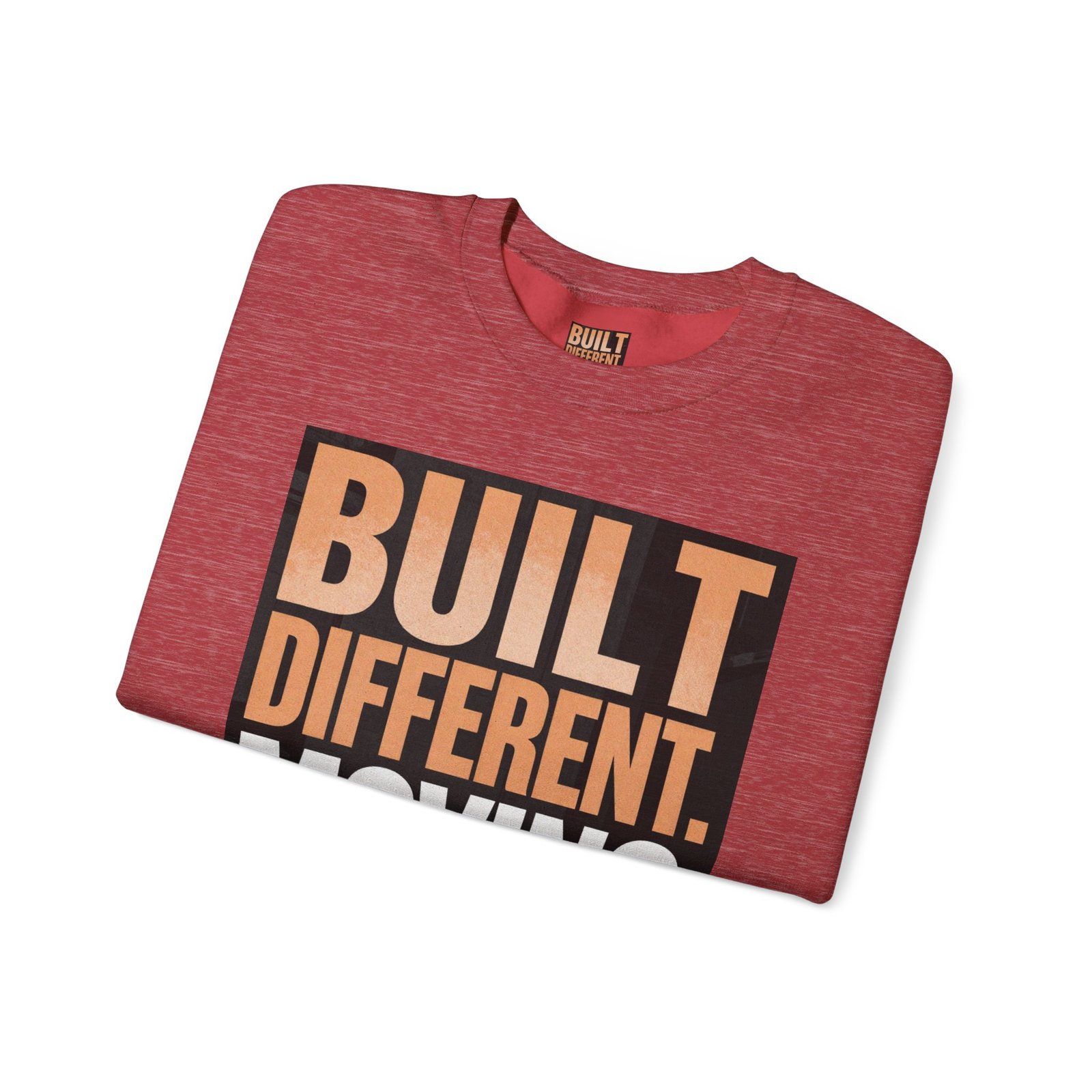 Built Different Crewneck Sweatshirt — "Built Different. Moving Different." Graphic Pullover - Image 43