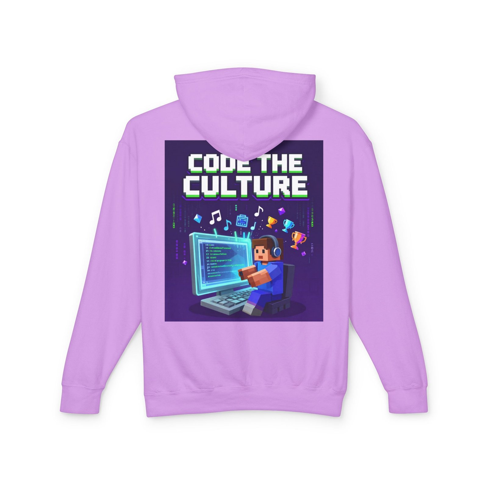 Code the Culture Hoodie — Gamer Programmer Graphic Pullover - Image 14