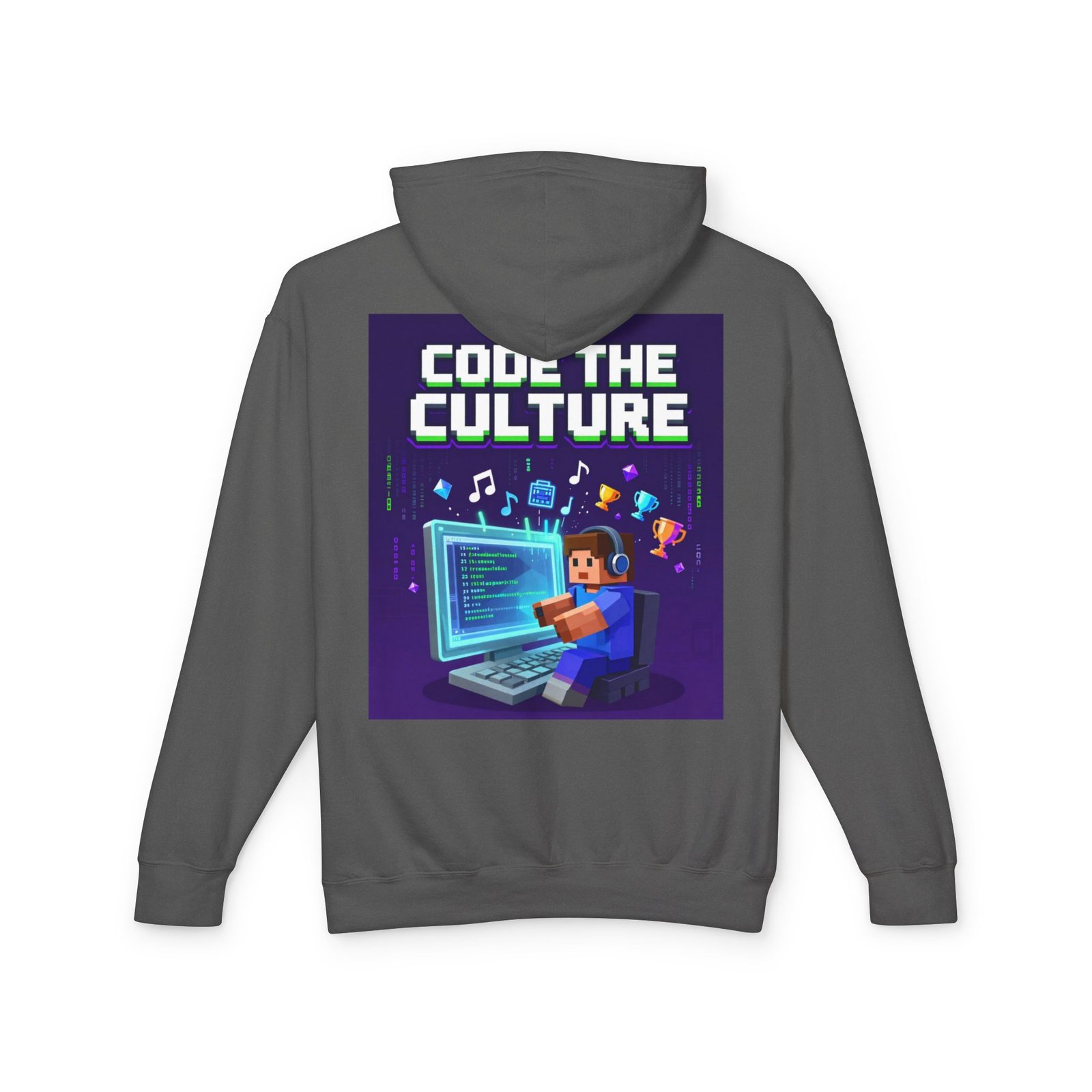 Code the Culture Hoodie — Gamer Programmer Graphic Pullover - Image 22