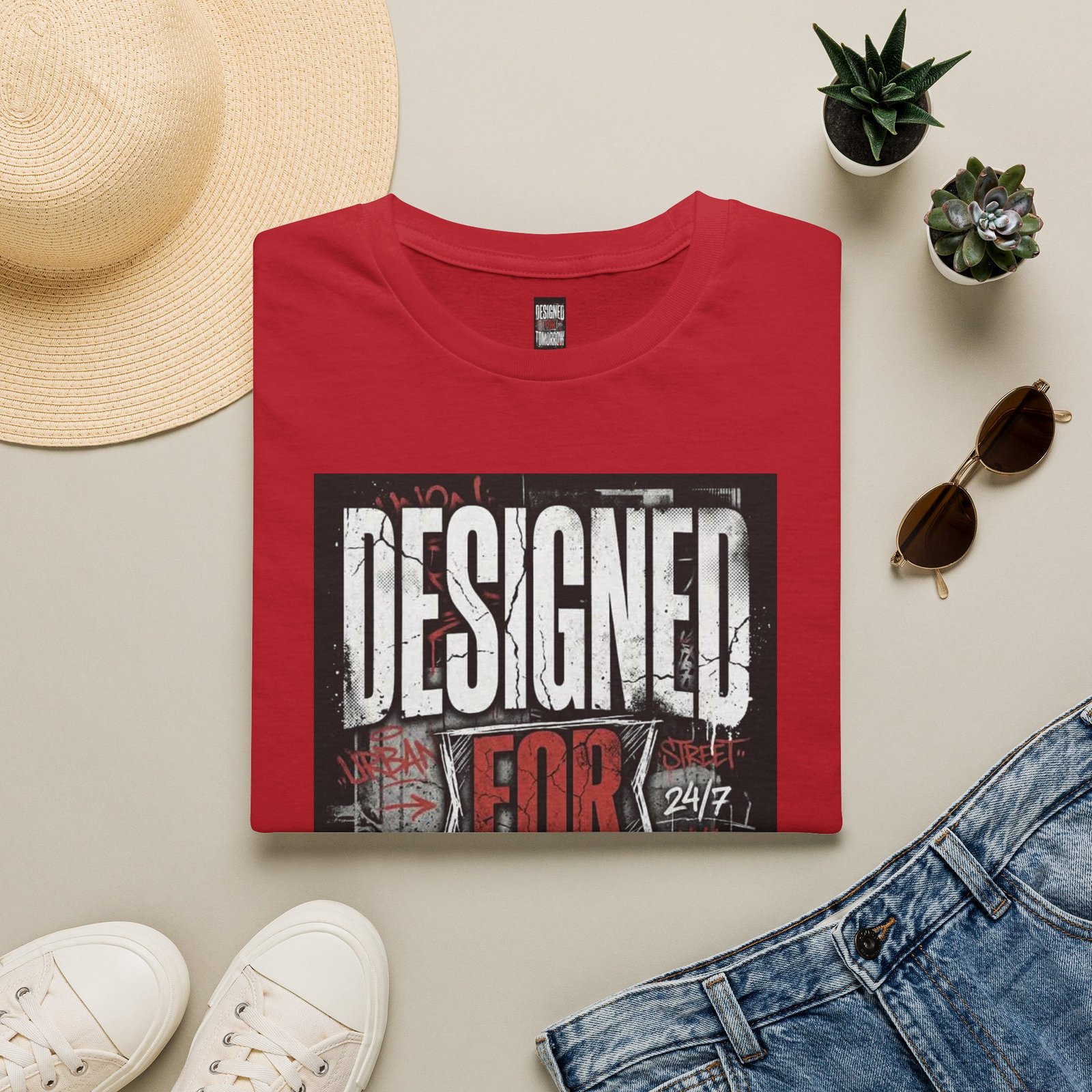 T-Shirt — "Designed for Tomorrow" Graphic Tee - Image 49