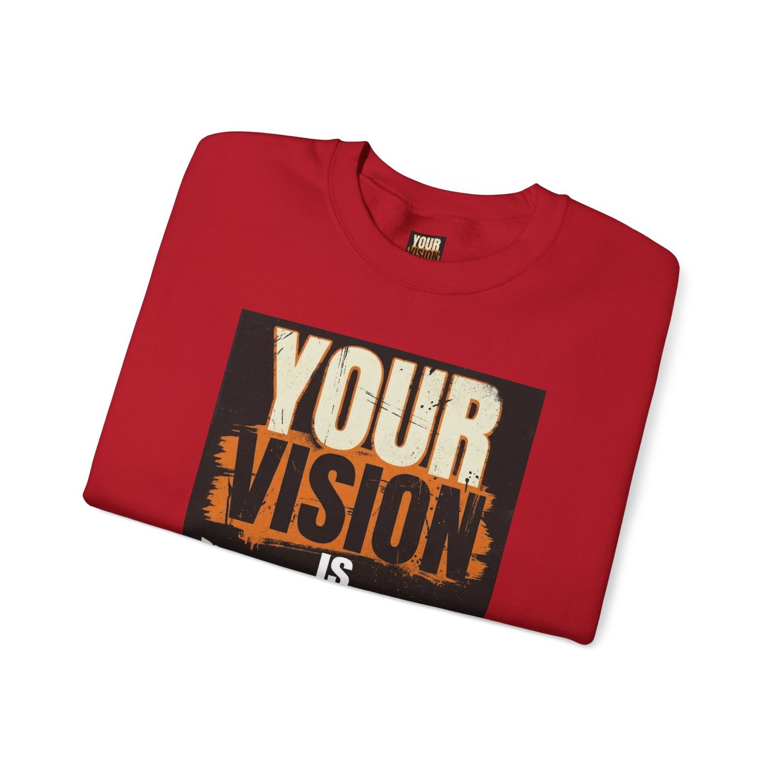 Crewneck Sweatshirt — “Your Vision Is Valid” Inspirational Graphic - Image 55