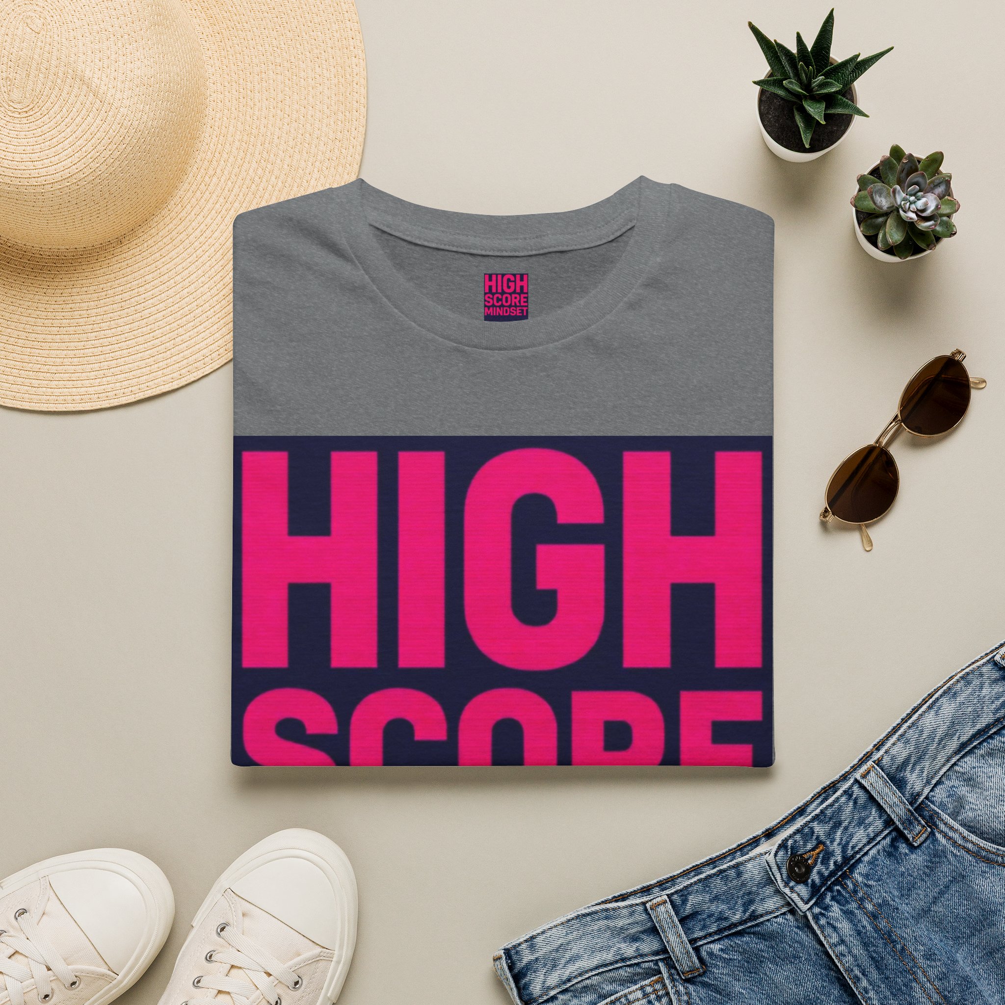 High Score Mindset T-Shirt — Retro Bold Motivational Tee - Image 21