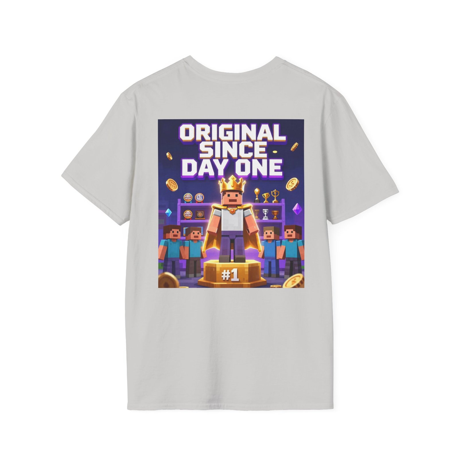 Original Since Day One T‑Shirt — Gamer Retro Crown Design - Image 12