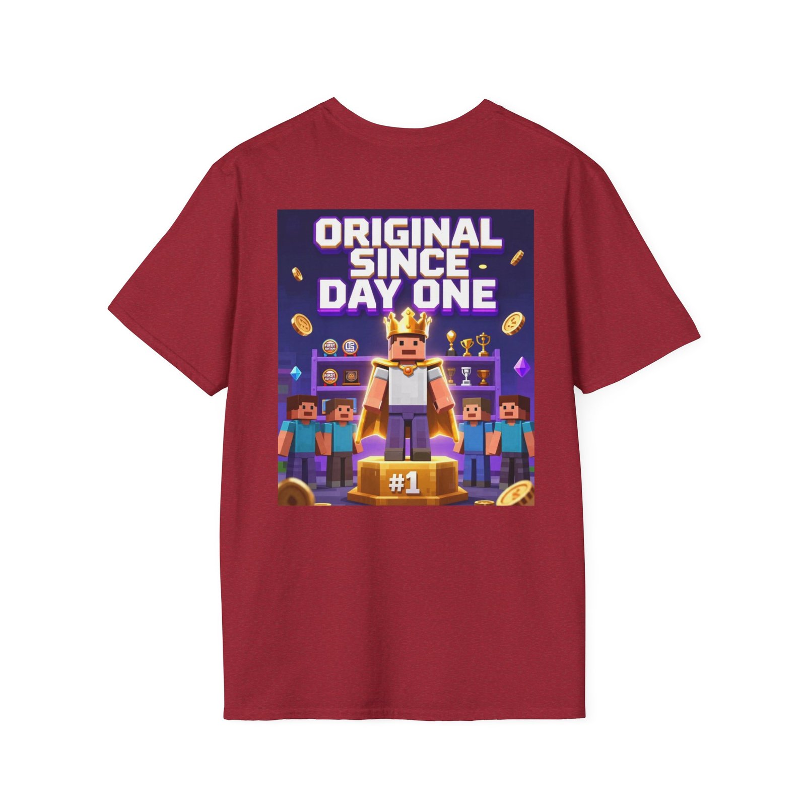 Original Since Day One T‑Shirt — Gamer Retro Crown Design - Image 48