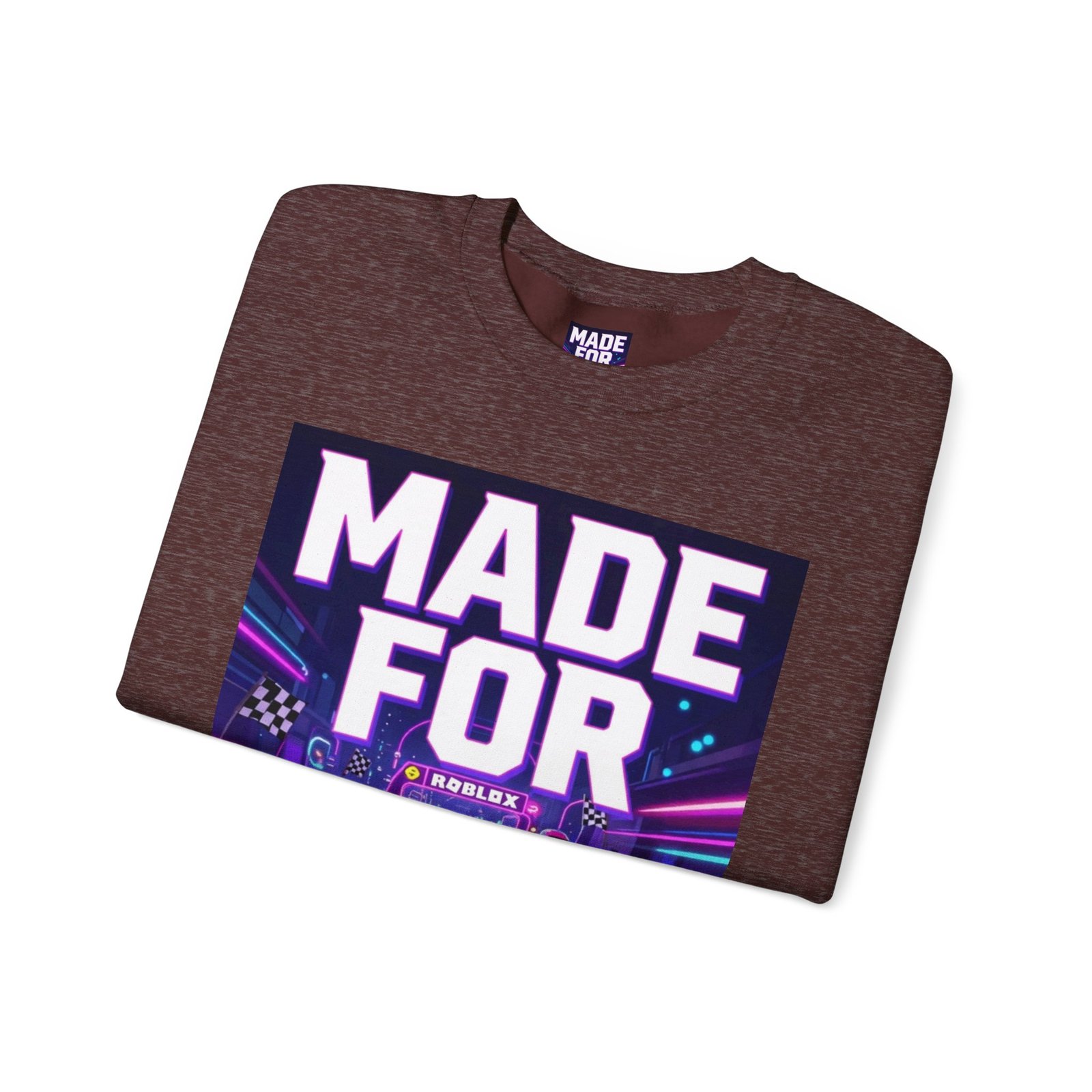 Made For More Sweatshirt — Retro Neon Racing Graphic Crewneck - Image 15