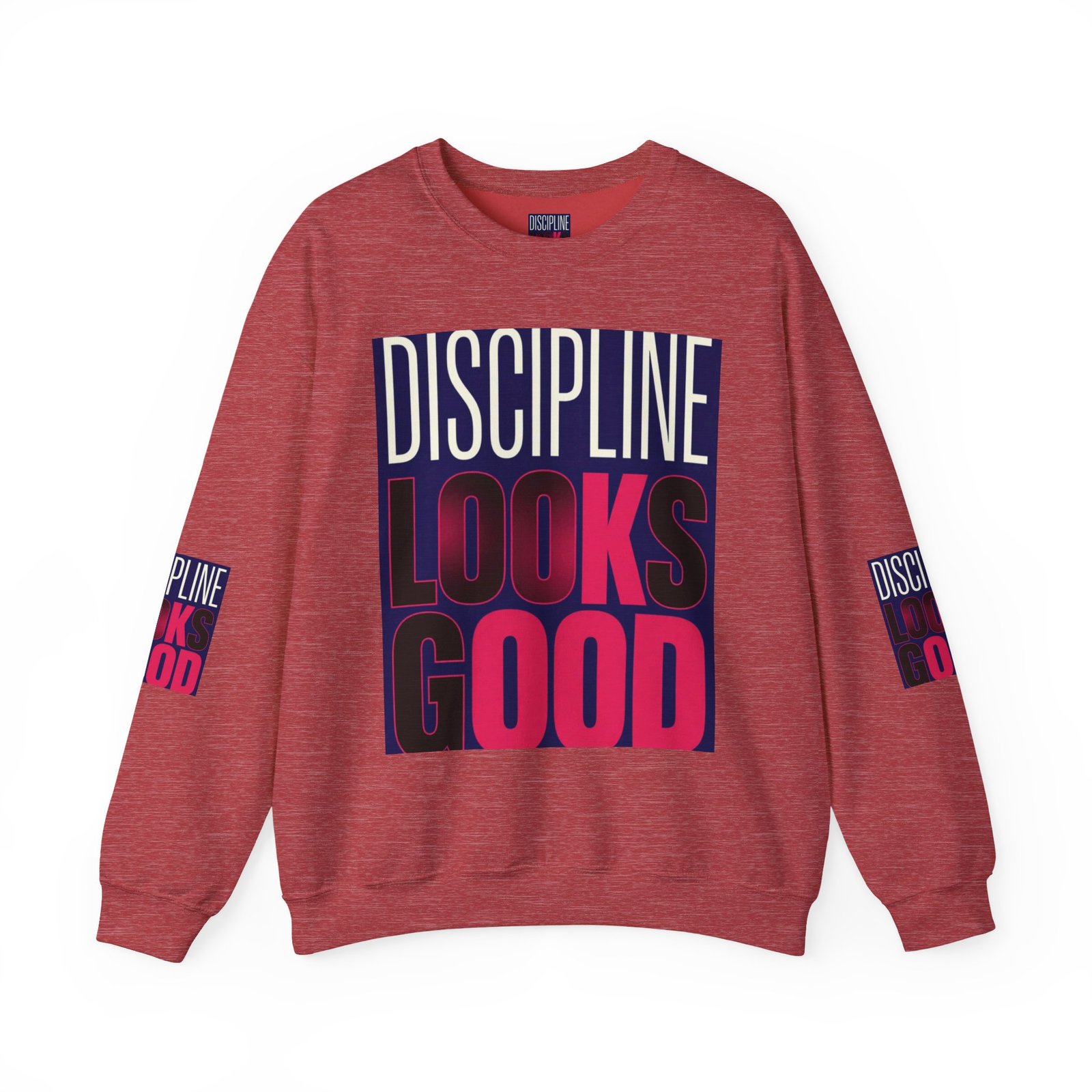 Discipline Looks Good Sweatshirt — Motivational Graphic Crewneck - Image 41