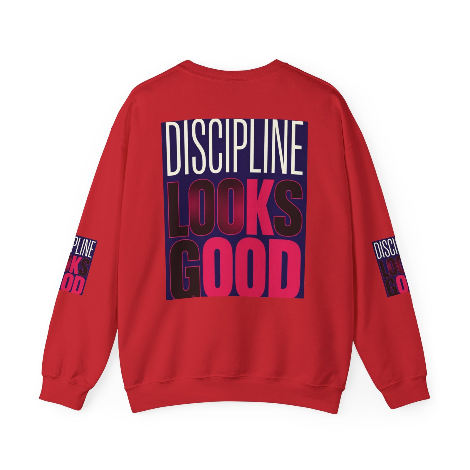 Discipline Looks Good Sweatshirt — Motivational Graphic Crewneck - Image 46